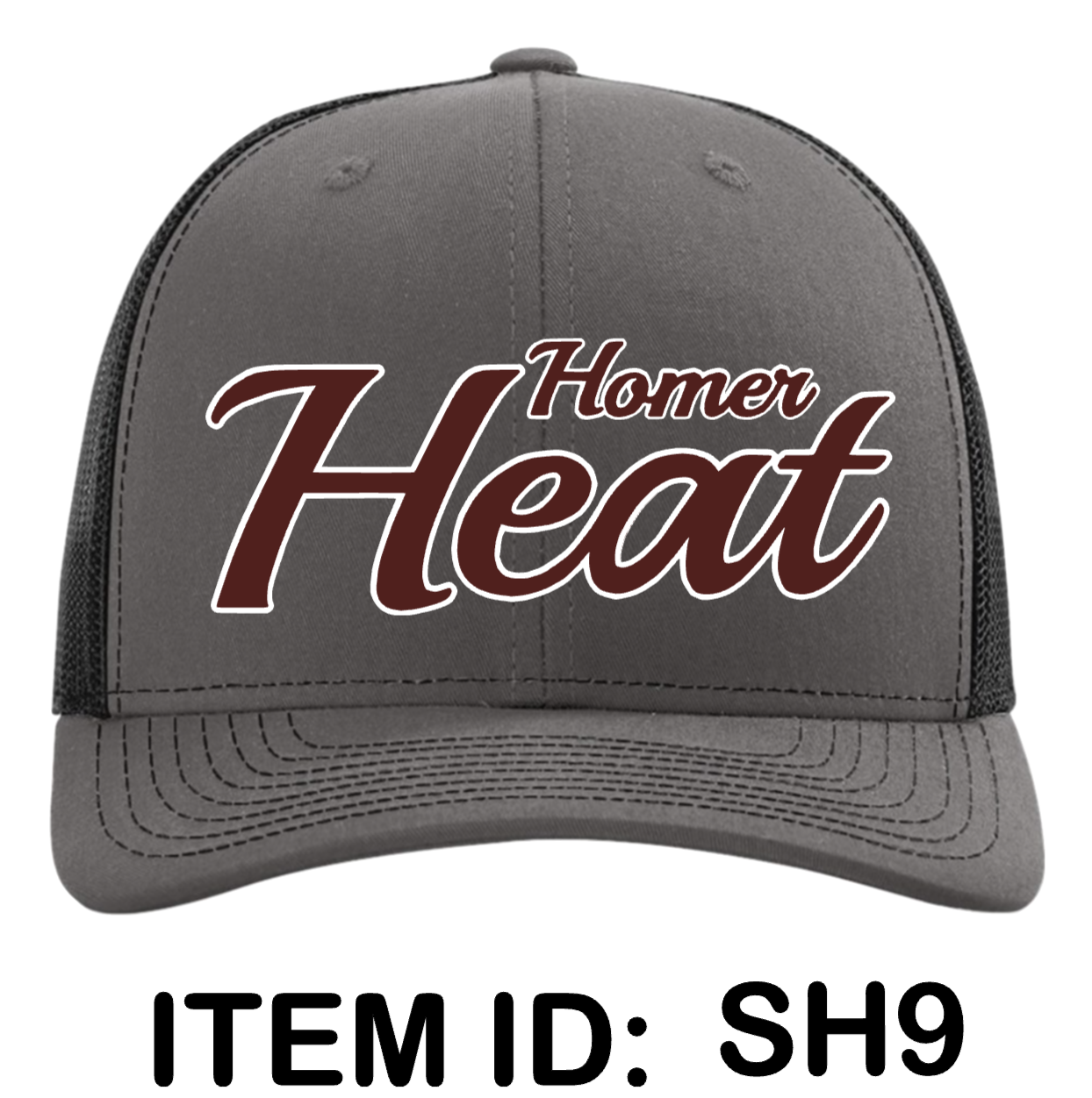 $25 Richardson - Snapback Trucker Cap - 112 Color Shown:  Charcoal/Black 
  Spec Sheet  📏