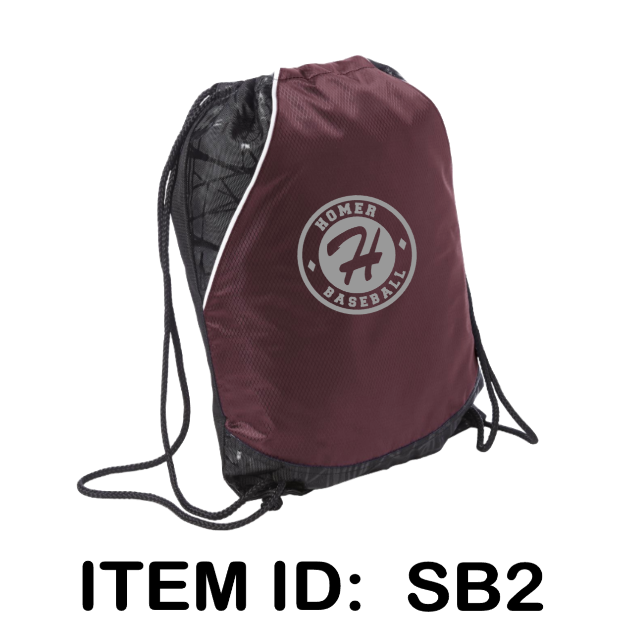 $28 Sport-Tek - Rival Cinch Pack - BST600 Color Shown:  Maroon 
  Spec Sheet  📏