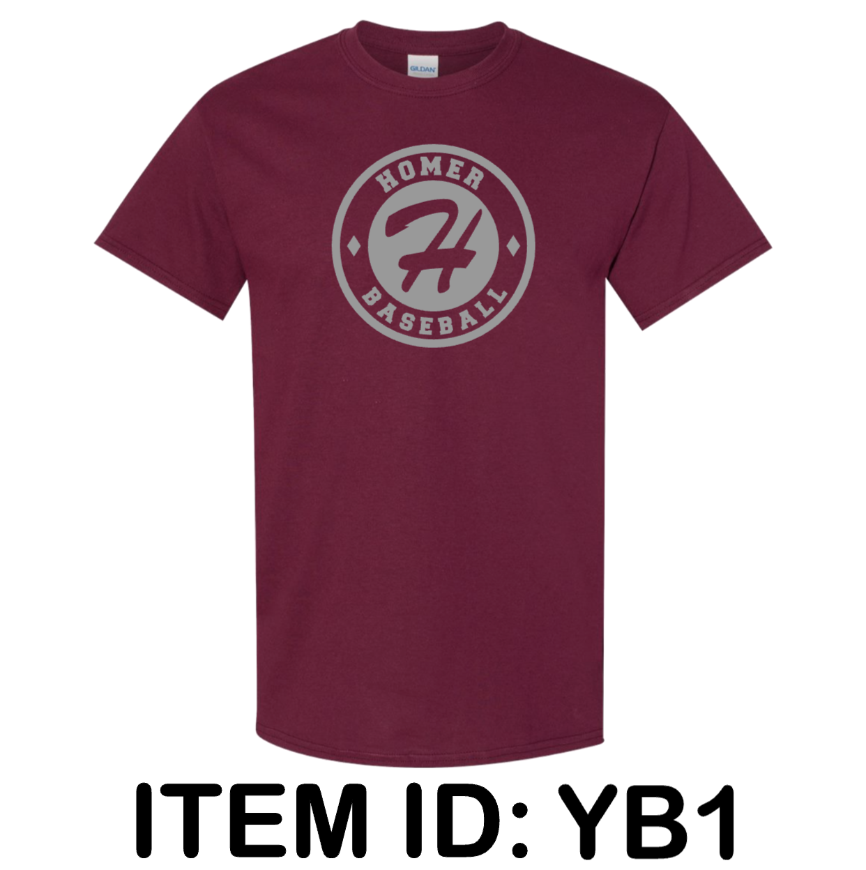 $17  Gildan - Youth Heavy Cotton™ T-Shirt - 5000B  Color Shown:  Maroon 
  Spec Sheet  📏