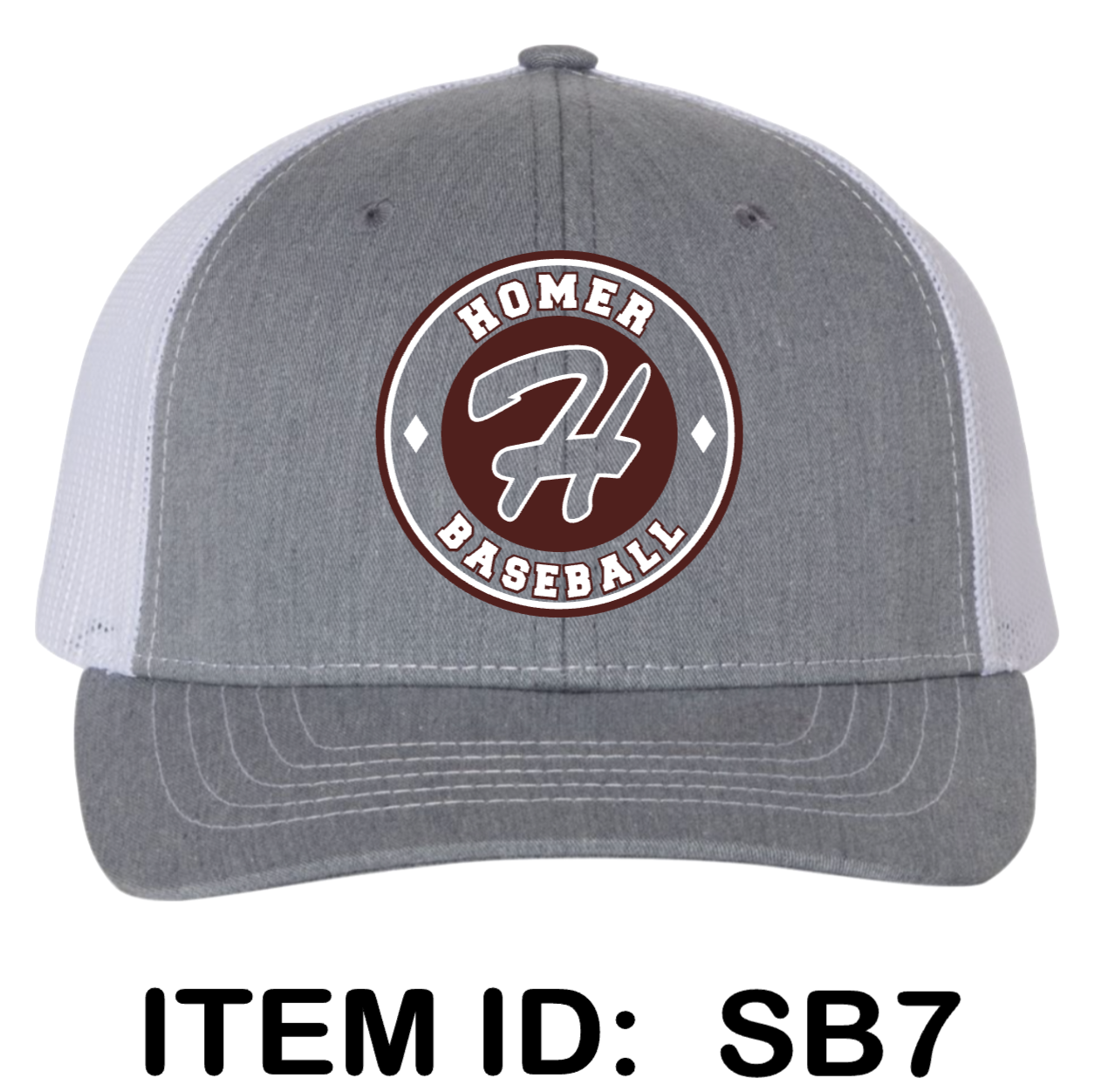 $25 Richardson - Youth Trucker Snapback Cap - 112Y Color Shown:  Heather Grey/White 
  Spec Sheet  📏