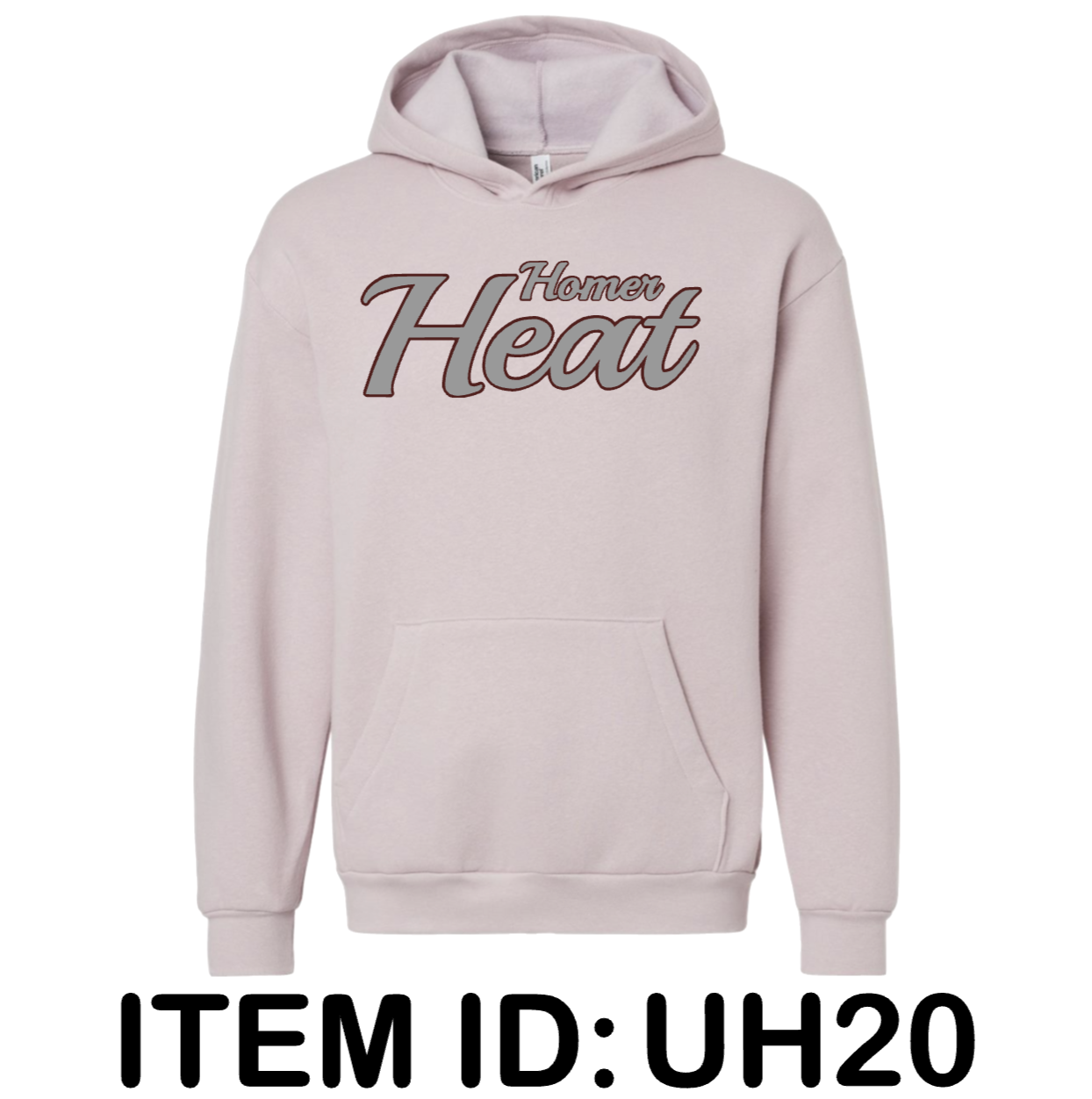 $43 American Apparel - Unisex ReFlex Fleece Hoodie Sweatshirt - RF498 Color Shown:  Blush 
  Spec Sheet  📏