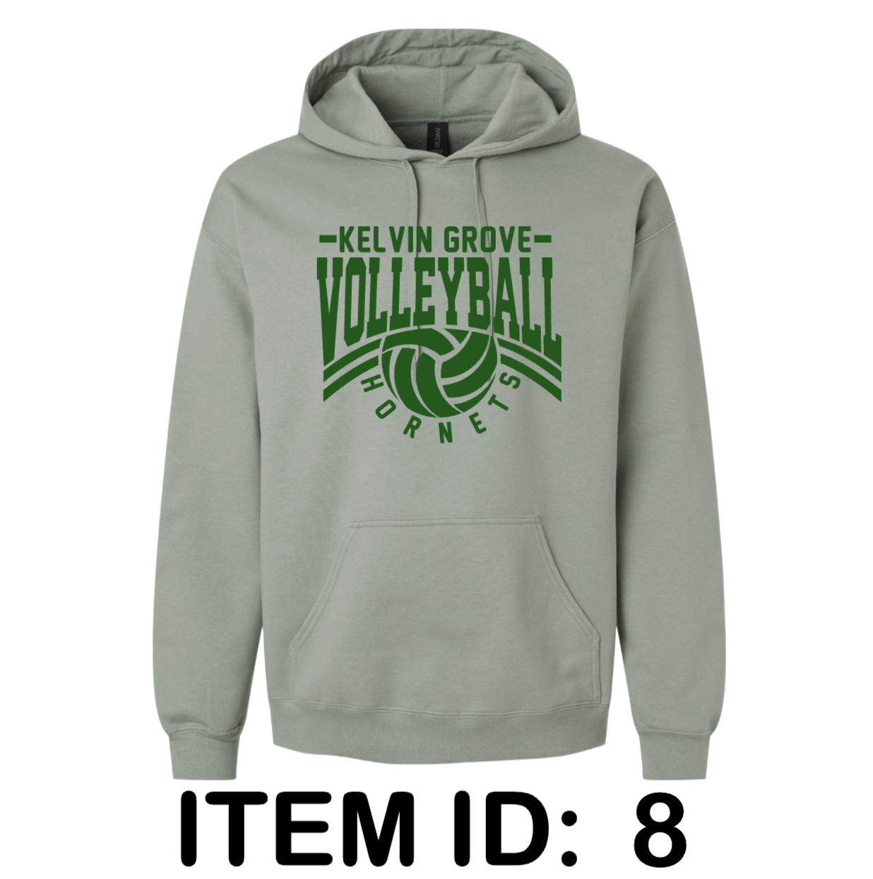 $43. Gildan - Softstyle Midweight Hooded Sweatshirt - SF500. Adult, Unisex Fit, Sage.