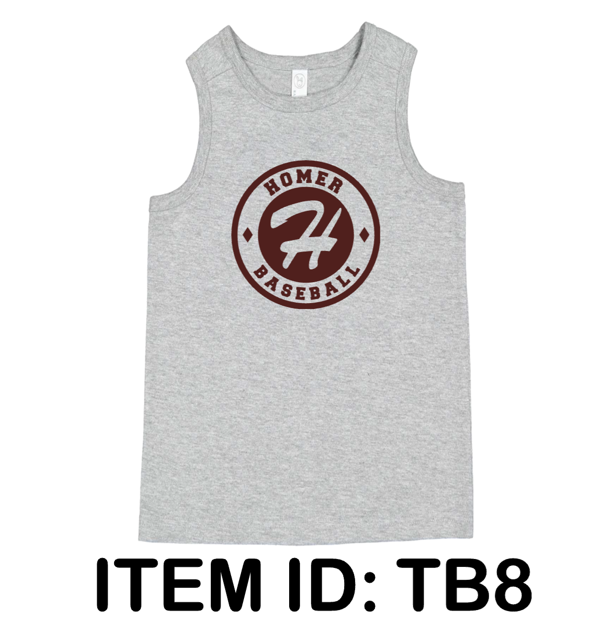 $15 Rabbit Skins - Toddler Fine Jersey Tank - 3323 Color Shown:  Heather 
  Spec Sheet  📏