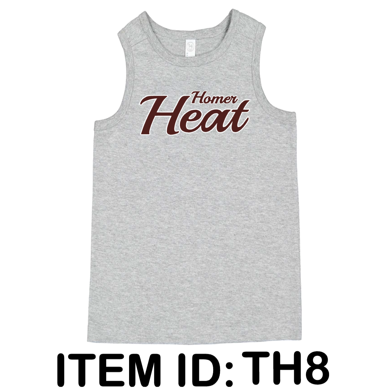 $15 Rabbit Skins - Toddler Fine Jersey Tank - 3323 Color Shown:  Heather 
  Spec Sheet  📏