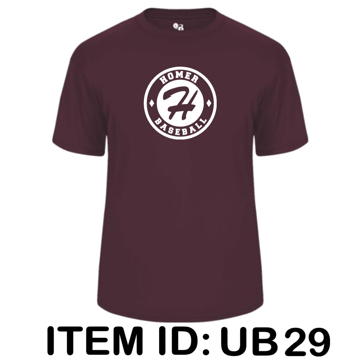 $28 Badger - Men's B-Core Performance Sport Shoulders T-Shirt - 4120 Color Shown: Maroon 
  Spec Sheet  📏