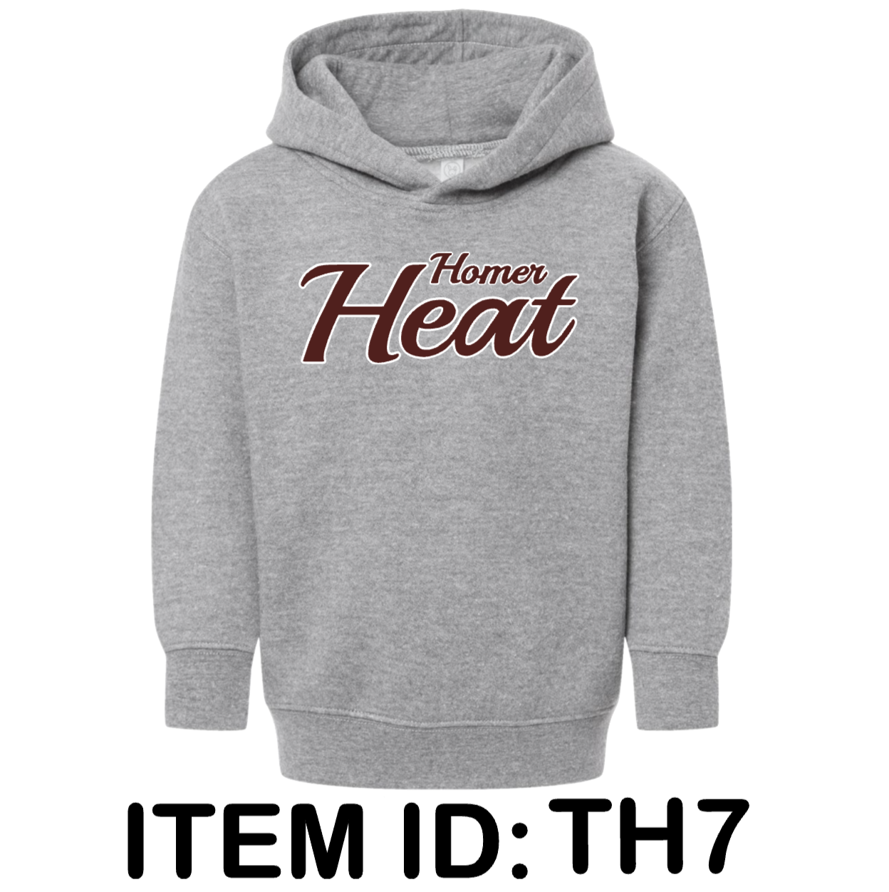 $22 Rabbit Skins - Toddler Pullover Fleece Hoodie - 3326 Color Shown:  Heather 
  Spec Sheet  📏