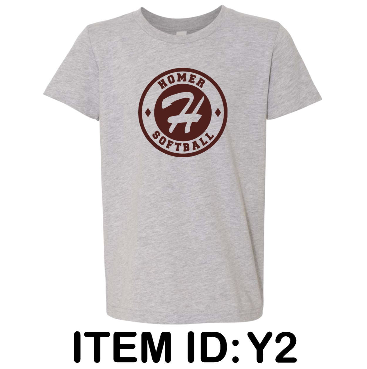 $20  Bella + Canvas - Youth CVC Jersey Tee - 3001YCVC  Color Shown:  Athletic Heather 
  Spec Sheet  📏