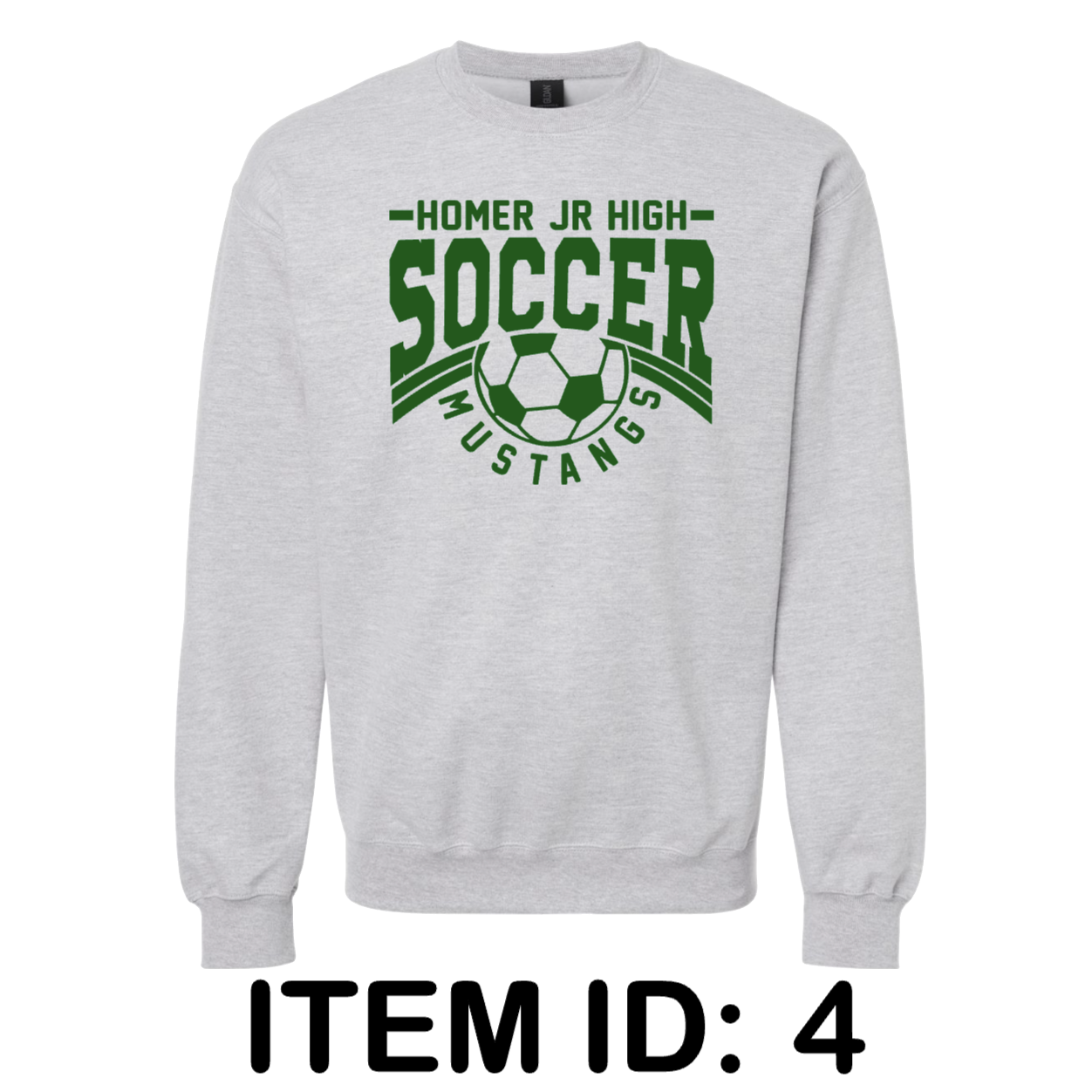 $36 Gildan Youth Heavy Blend™ Crewneck Sweatshirt - 18000B Color Shown:  Sport Grey 
  Spec Sheet  📏