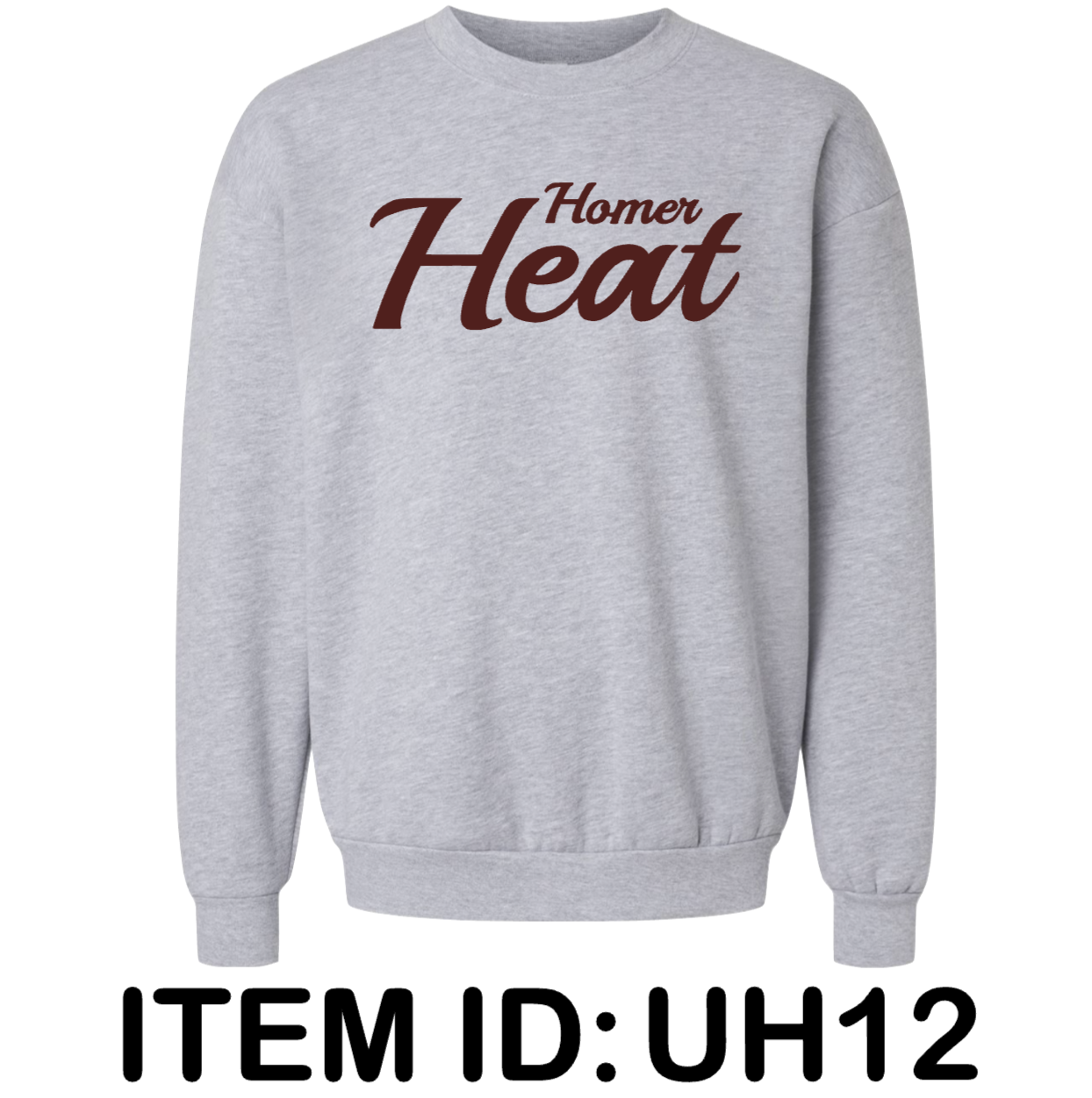 $40 American Apparel - Unisex ReFlex Fleece Crewneck Sweatshirt - RF496 Color Shown:  Heather Grey 
  Spec Sheet  📏