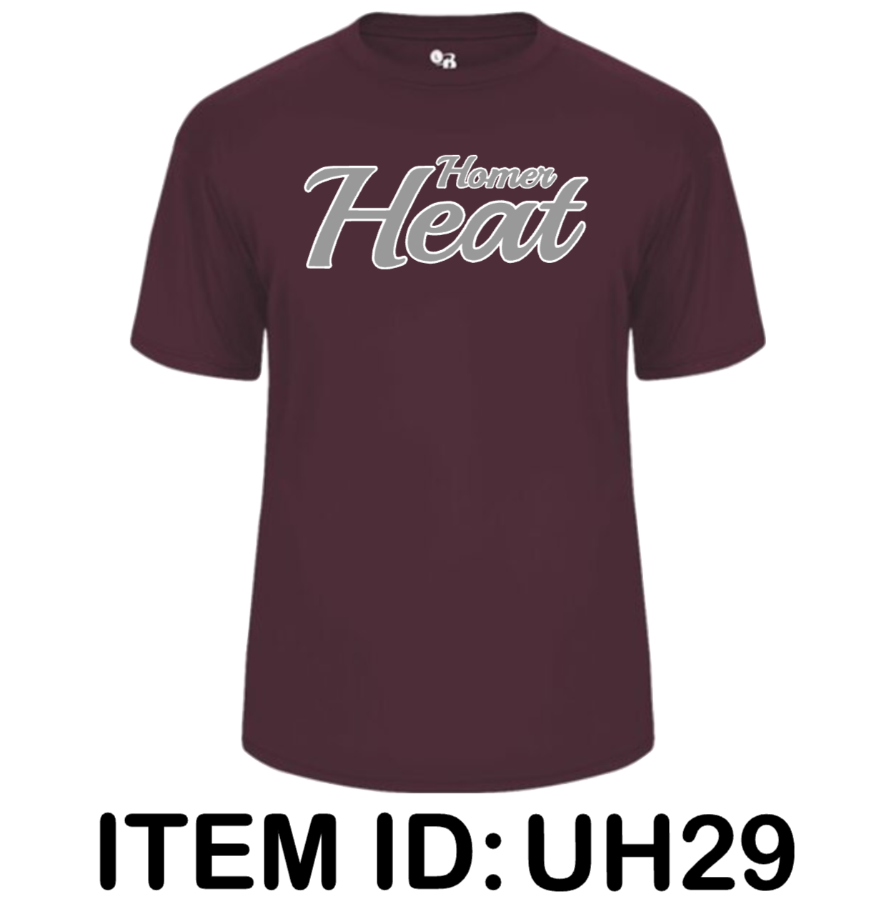 $28 Badger - Men's B-Core Performance Sport Shoulders T-Shirt - 4120 Color Shown: Maroon 
  Spec Sheet  📏