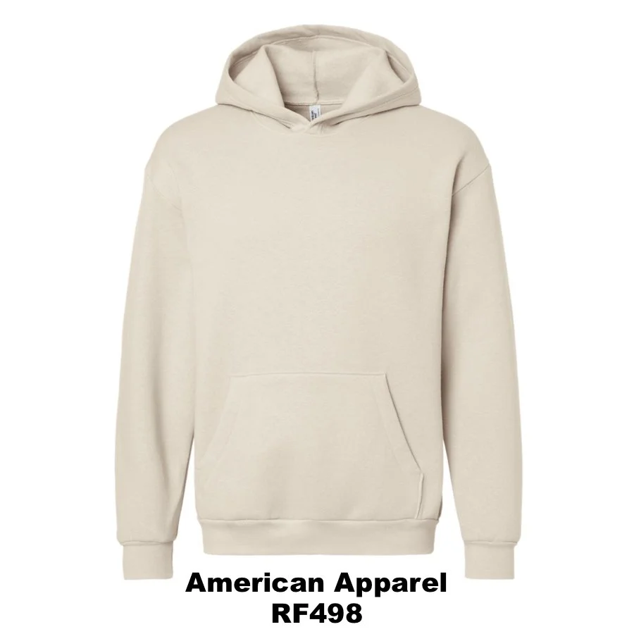 $44 Unisex ReFlex Fleece Hoodie Sweatshirt🌟 Color Shown:  Bone 
  Spec Sheet  📏