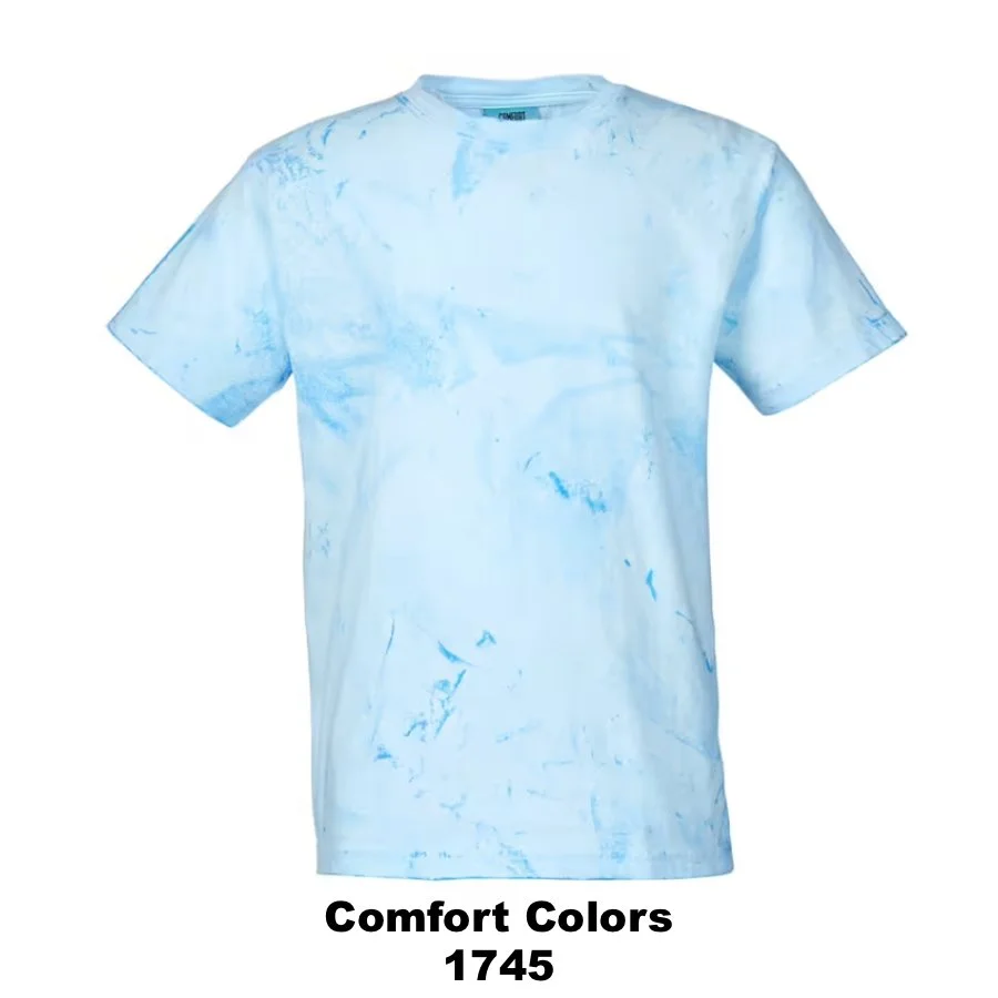 $25 Unisex Colorblast™ Heavyweight T-Shirt Color Shown:  Fiji Blue 
  Spec Sheet  📏