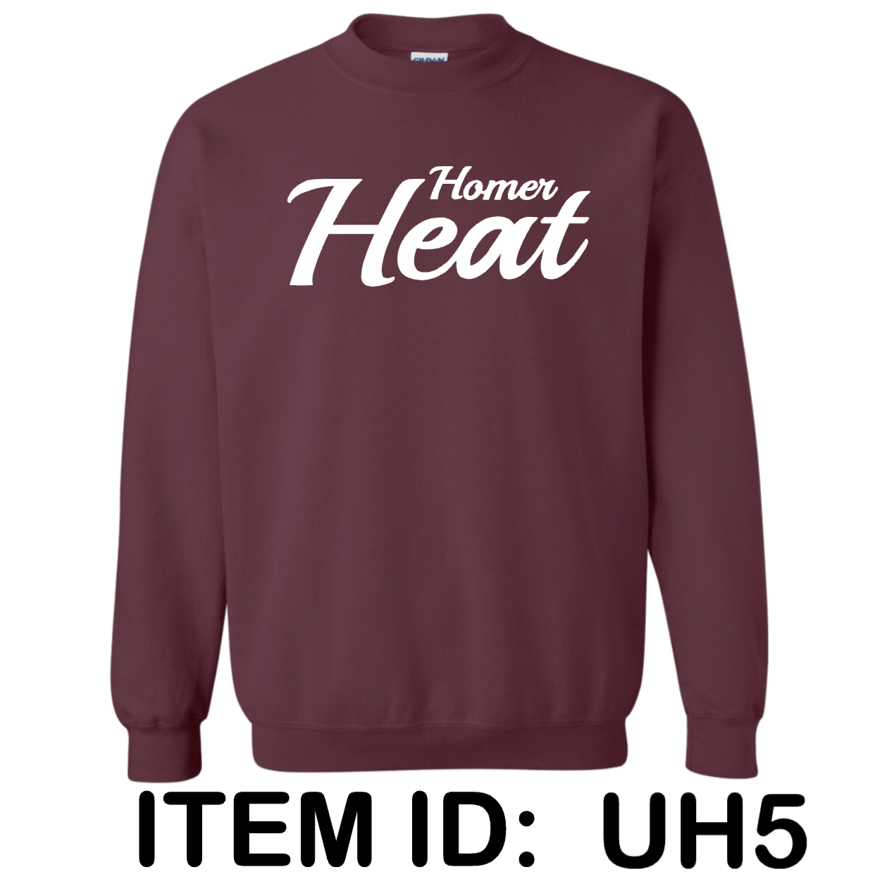 $37 Gildan - Unisex Heavy Blend™ Crewneck Sweatshirt - 18000 Color Shown:  Maroon 
  Spec Sheet  📏