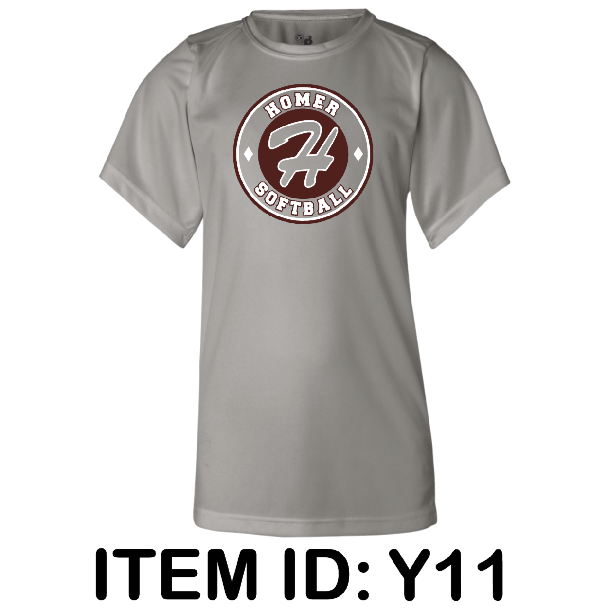 $23  Badger - Youth B-Core Performance T-Shirt - 2120  Color Shown:  Silver 
  Spec Sheet  📏