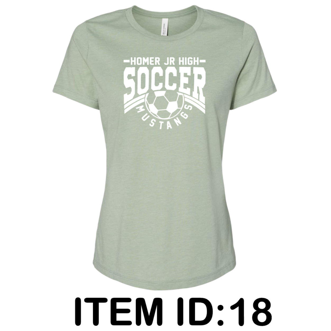 $23 Bella + Canvas - CVC Jersey Tee - 6400CVC Color Shown:  Heather Sage 
  Spec Sheet  📏