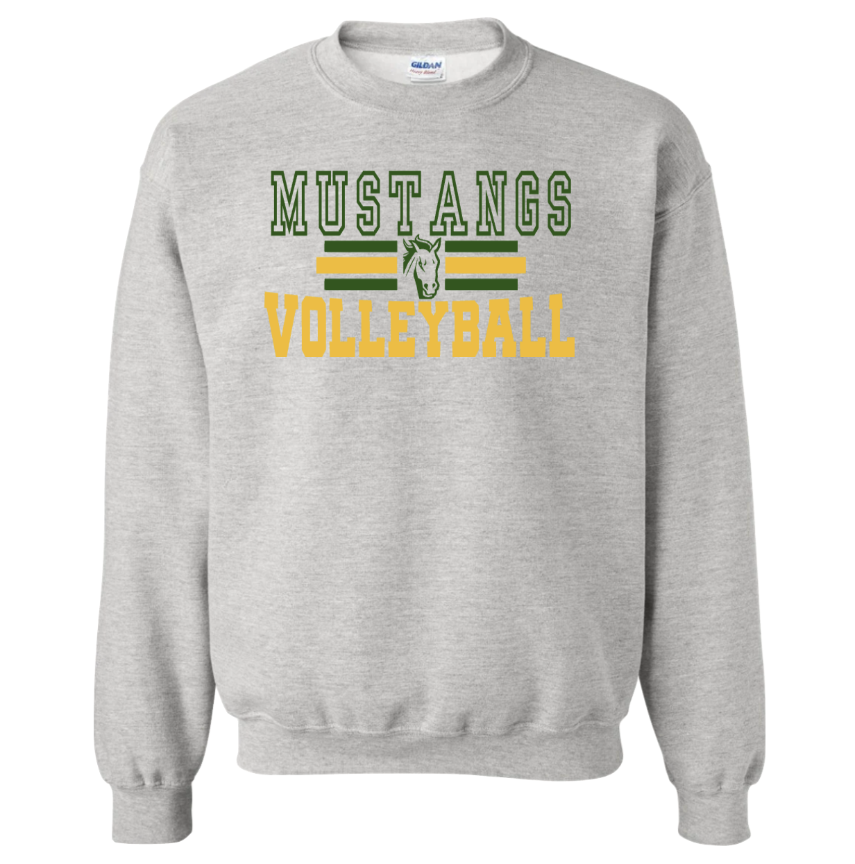    ITEM ID: U4   
   $36   
 
   
    Gildan - Unisex Heavy Blend™ Crewneck Sweatshirt - 18000 
    Color Shown: Sport Grey 
      Spec Sheet  📏
   
 