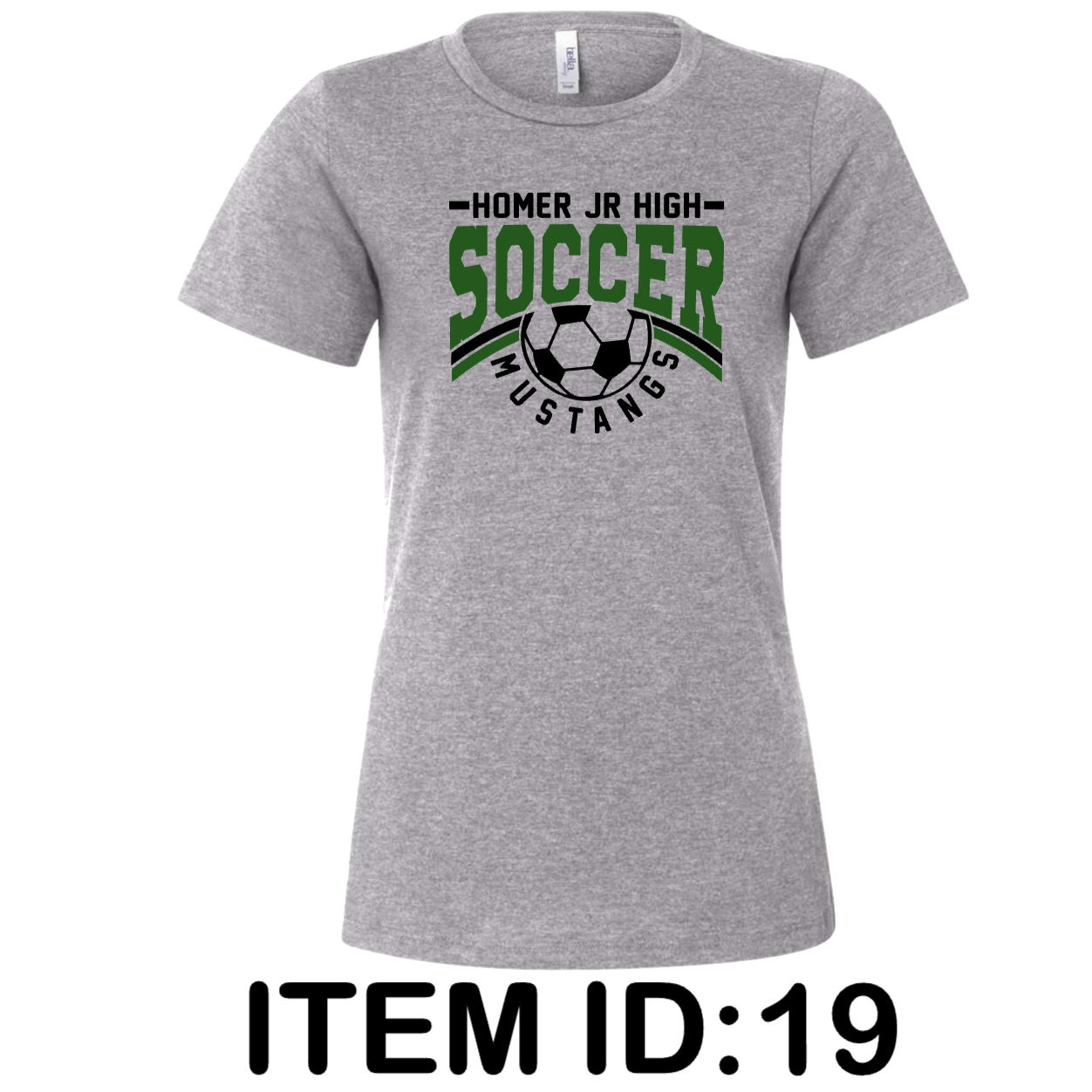 $23 Bella + Canvas - CVC Jersey Tee - 6400CVC Color Shown:  Athletic Heather Grey 
  Spec Sheet  📏