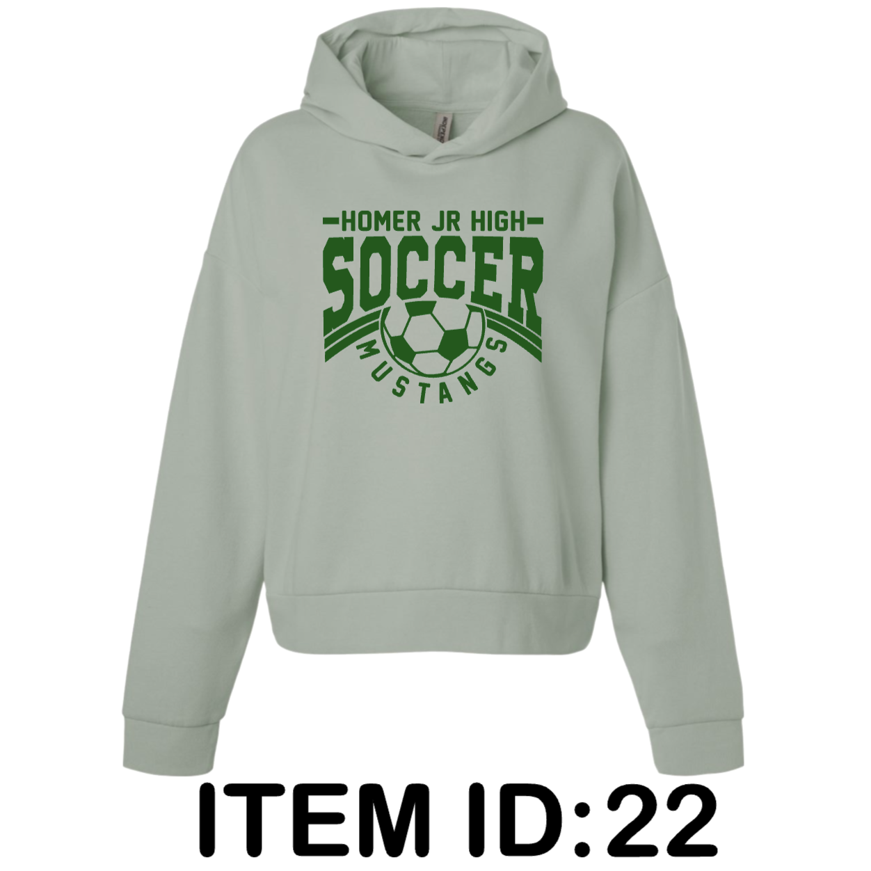 $46 Independent Trading Company - Women's California Wave Wash Sunday Hooded Sweatshirt - PRM2600 Color Shown:  Sage 
  Spec Sheet  📏
