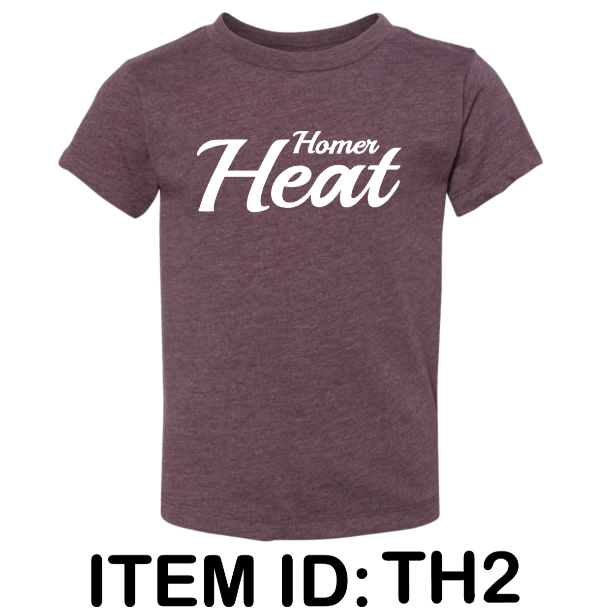 $15 Bella + Canvas - Toddler Jersey Tee - 3001T Color Shown:  Heather Maroon 
  Spec Sheet  📏