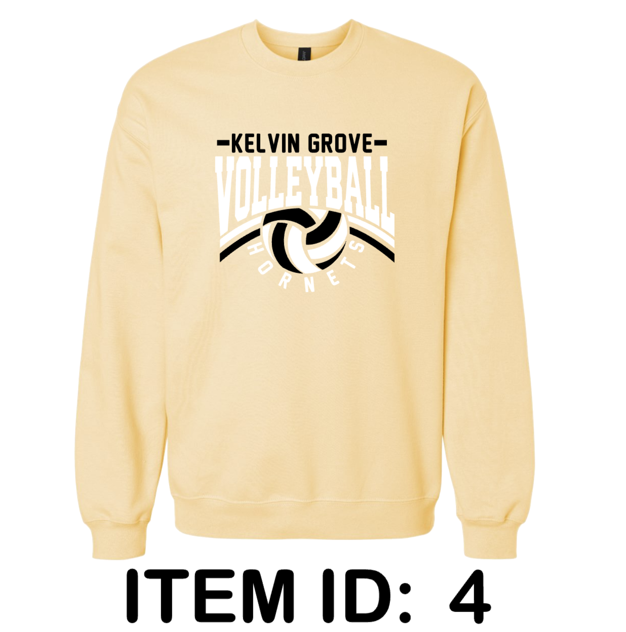 $40. Gildan - Softstyle Midweight Crewneck Sweatshirt - SF000. Adult, Unisex Fit, Yellow Haze