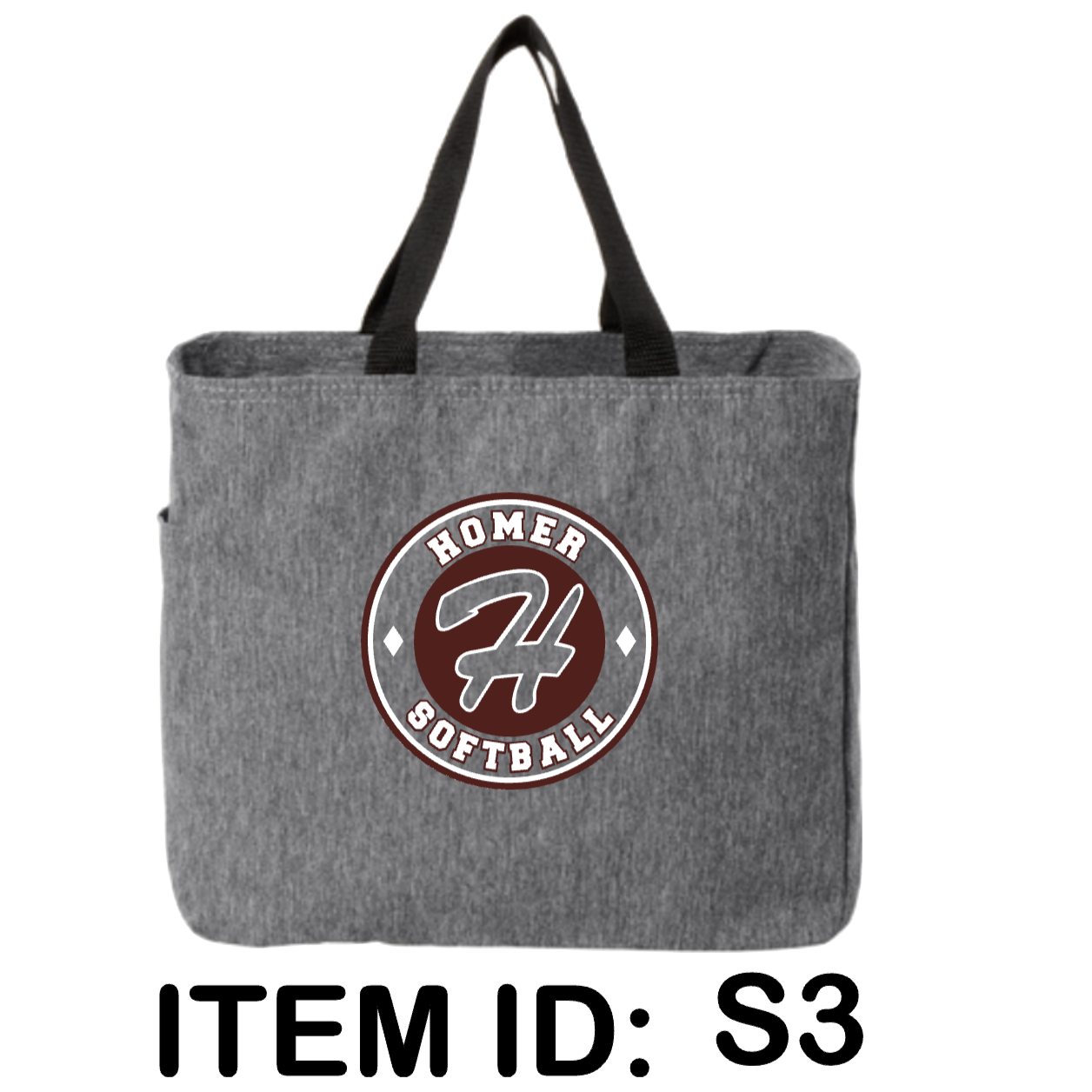 $30 Port Authority - Essential Tote - B0750 Color Shown:  Heather Grey 
  Spec Sheet  📏