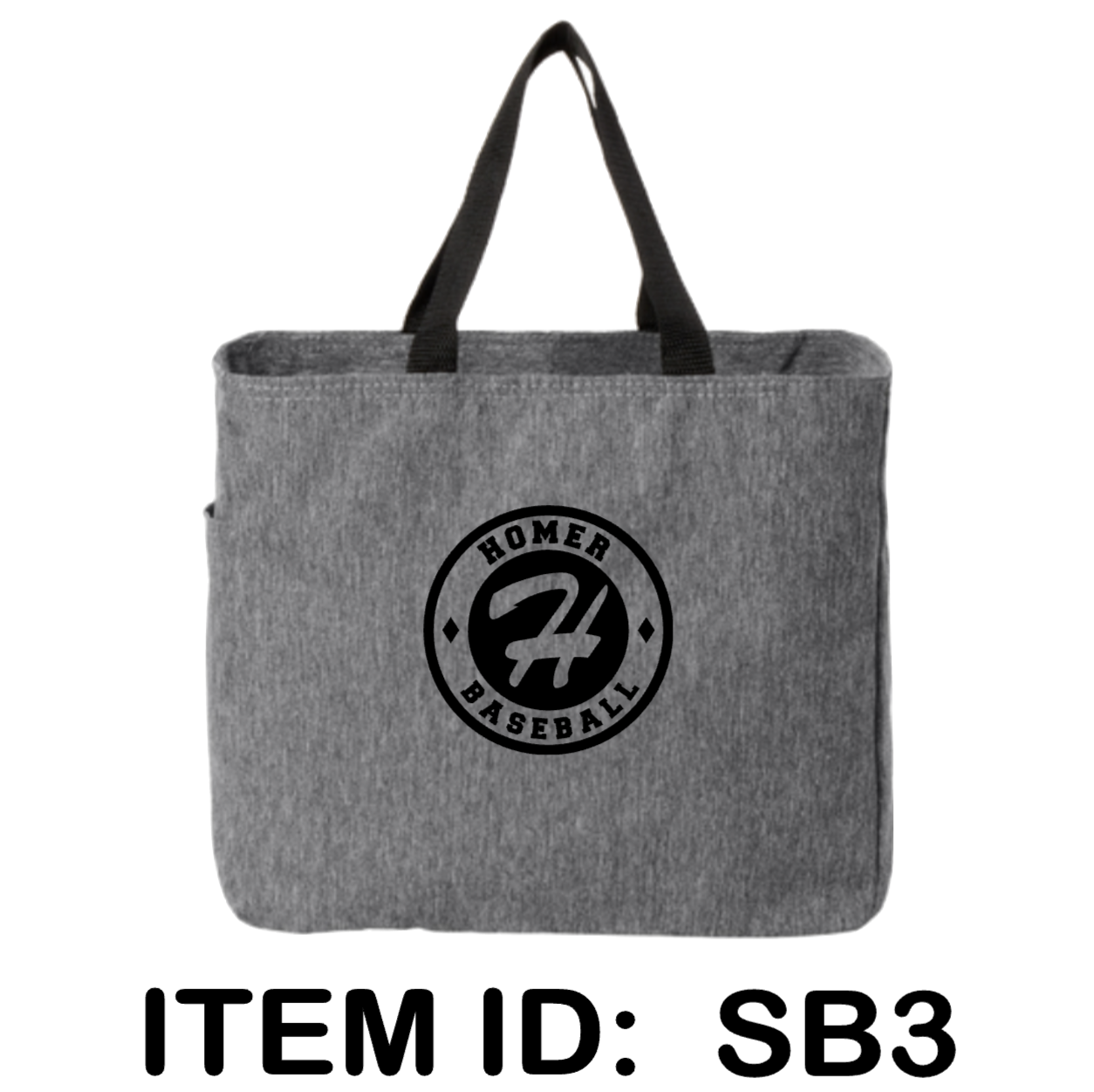 $30 Port Authority - Essential Tote - B0750 Color Shown:  Heather Grey 
  Spec Sheet  📏