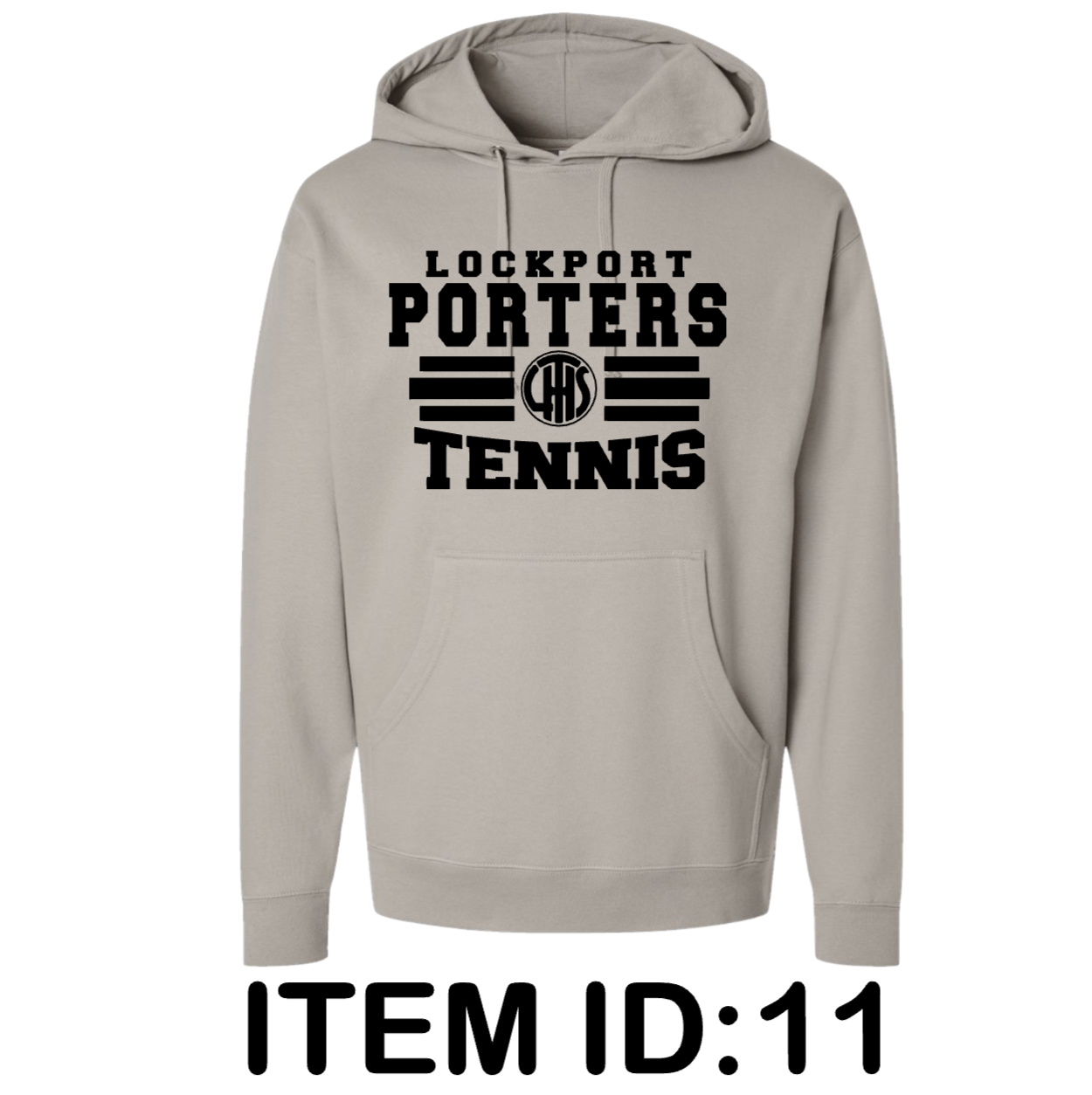 $42 Independent Trading Co. Unisex Midweight Hooded Sweatshirt - SS4500 Color Shown:  Cement 
  Spec Sheet  📏