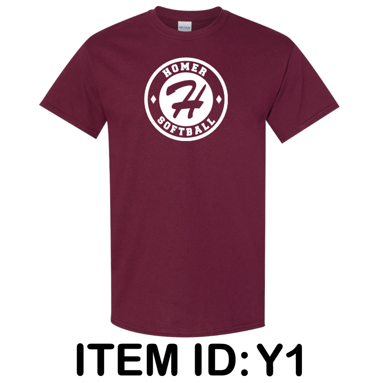 $17  Gildan - Youth Heavy Cotton™ T-Shirt - 5000B  Color Shown:  Maroon 
  Spec Sheet  📏