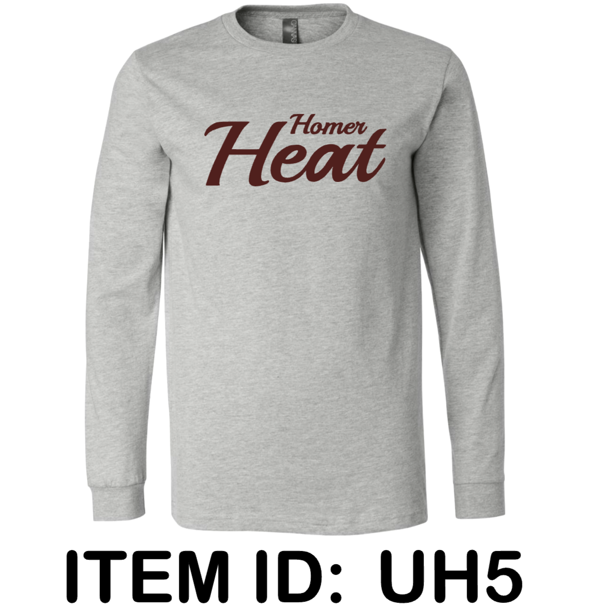 $25  Bella + Canvas - Heather CVC Long Sleeve Tee - 3501CVC Color Shown:  Athletic Heather 
  Spec Sheet  📏