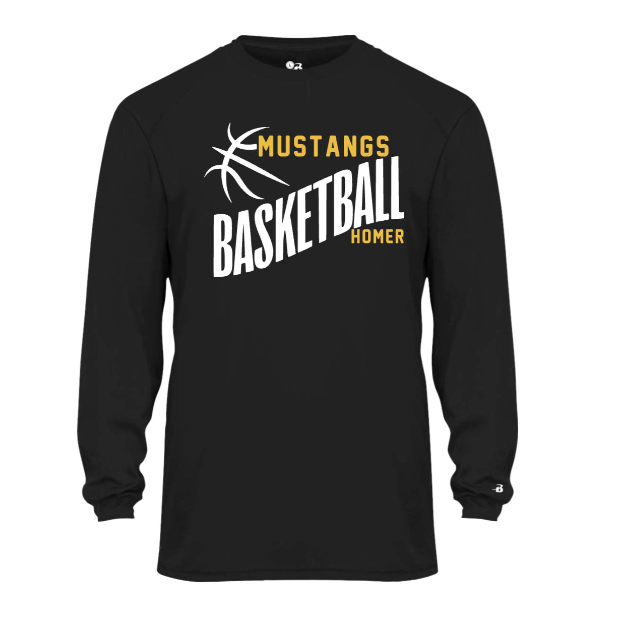 **TEAM WARM-UP** Badger Youth B-Core Long Sleeve T-Shirt - 2104