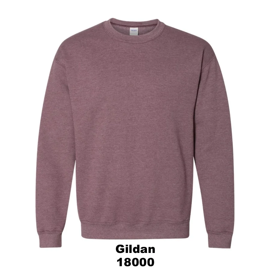 $30 Unisex Heavy Blend™ Crewneck Sweatshirt Color Shown:  Heather Maroon 
  Spec Sheet  📏
