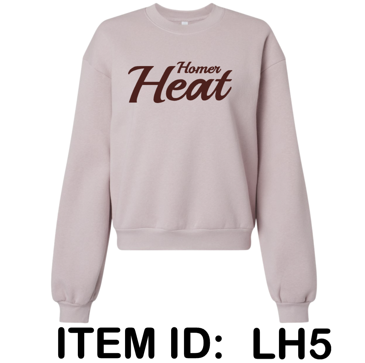 $45 American Apparel - Women's ReFlex Fleece Crewneck Sweatshirt - RF494 Color Shown:  Blush 
  Spec Sheet  📏