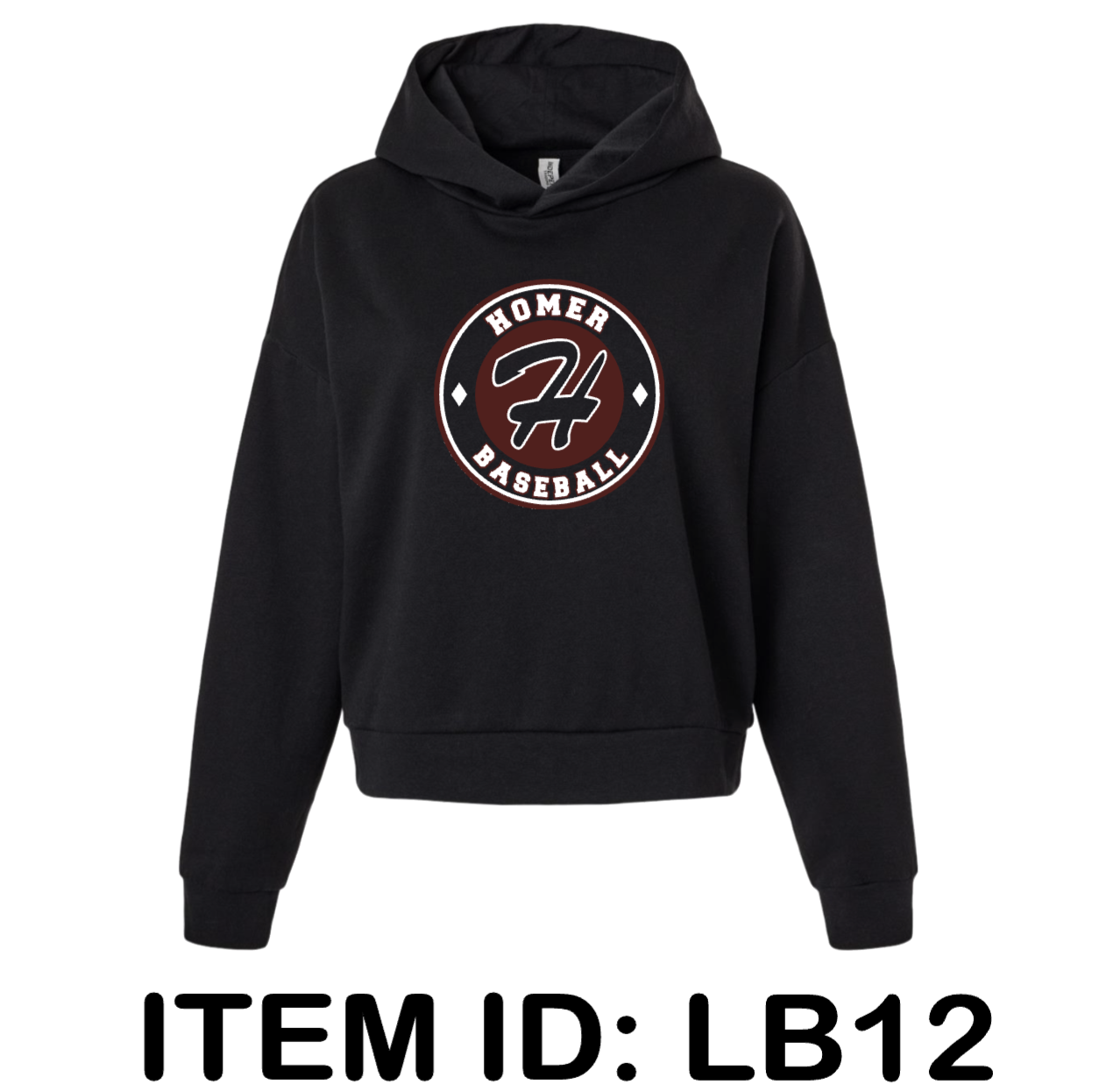 $46 Independent Trading Company - Women's California Wave Wash Sunday Hooded Sweatshirt - PRM2600 Color Shown:  Black 
  Spec Sheet  📏
