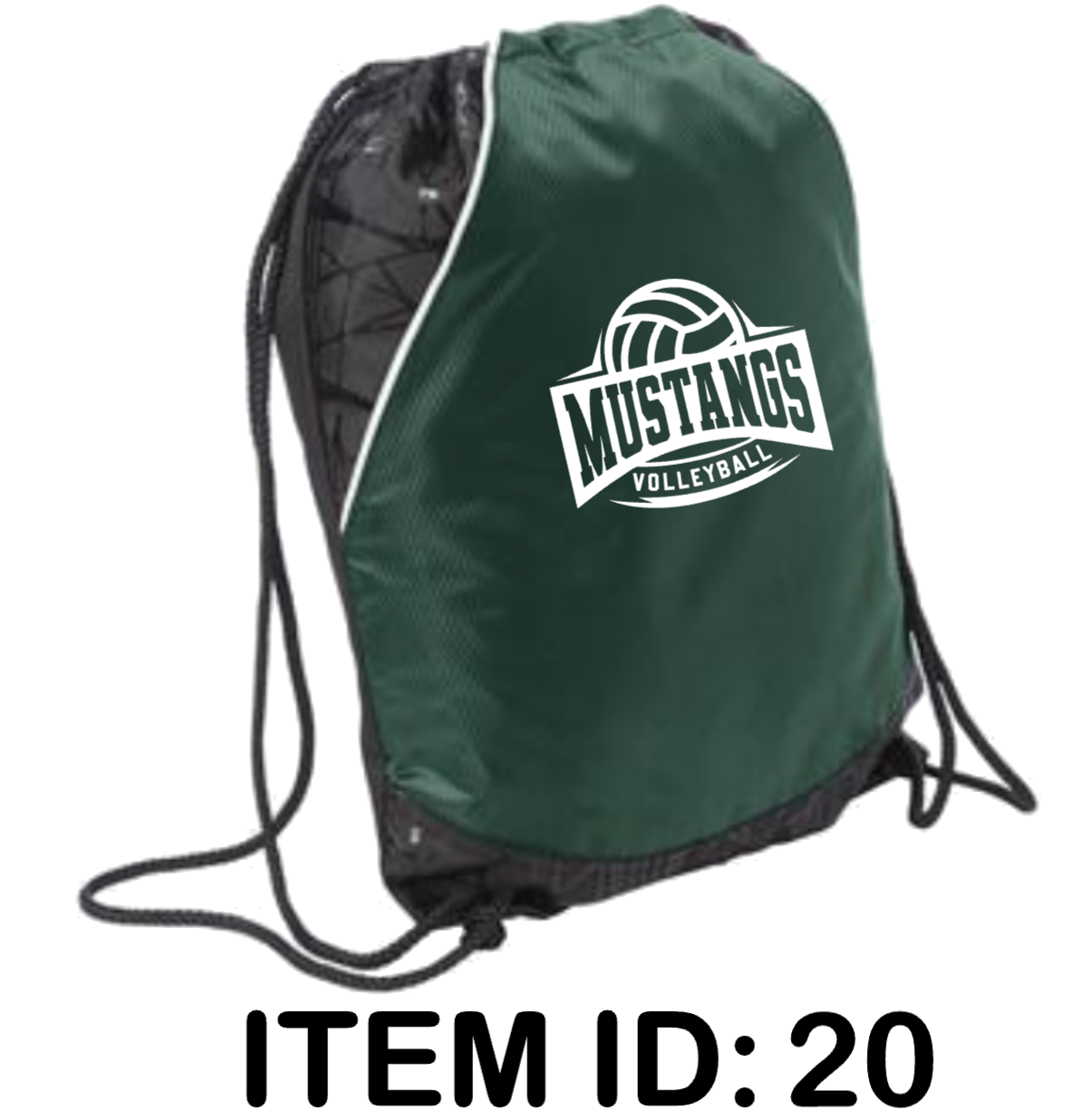 $30.  Sport-Tek Rival Cinch Pack - BST600.
Front exterior pocket with double side entry - perfect for phone storage.  Main compartment interior pocket with hook and loop closure.
Drawcord closure.  Bottom grommets for durability. 17.5"h x 13.75"w.  O