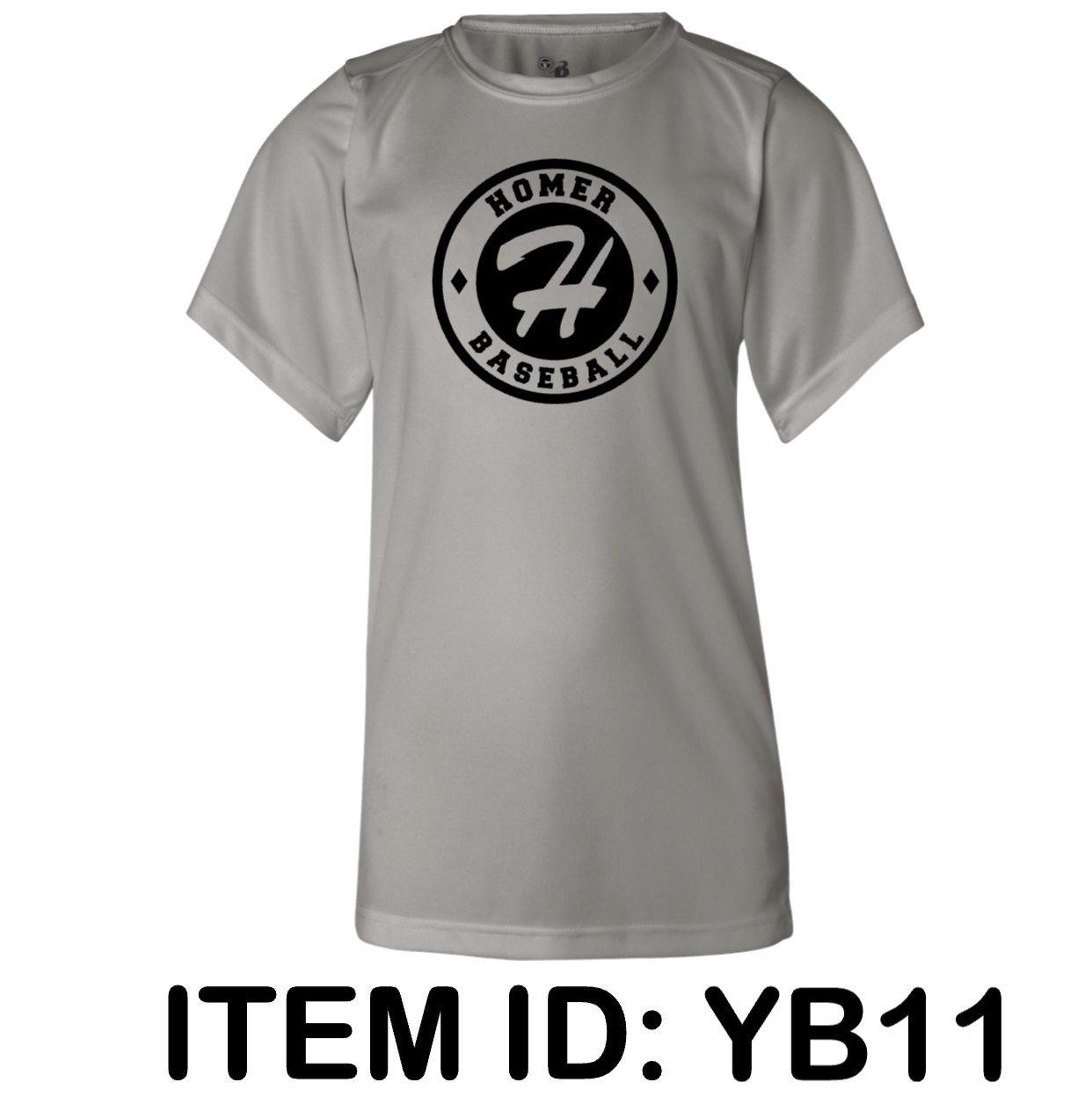 $23  Badger - Youth B-Core Performance T-Shirt - 2120  Color Shown:  Silver 
  Spec Sheet  📏