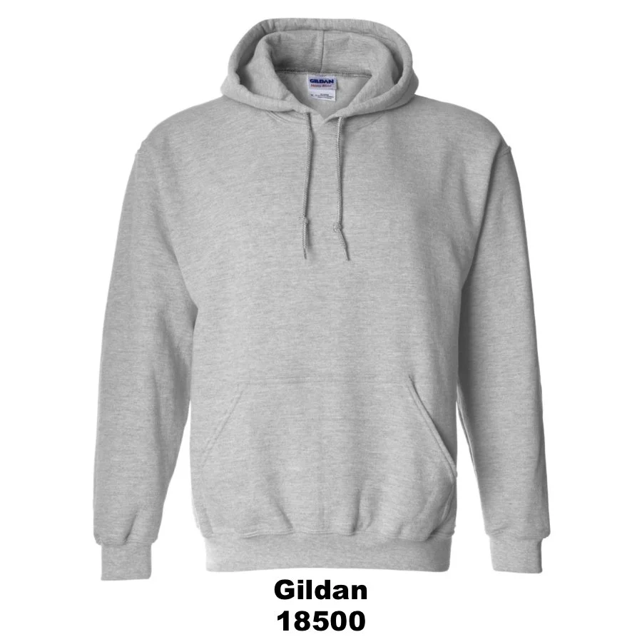 $34 Unisex Heavy Blend™ Hooded Sweatshirt Color Shown:  Sport Grey 
  Spec Sheet  📏