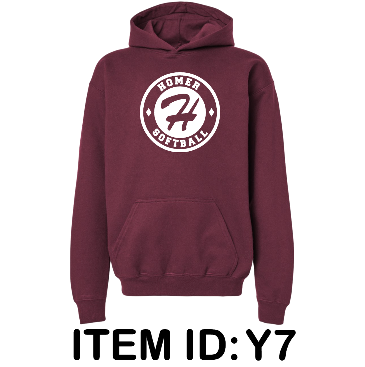 $40  Gildan - Youth Softstyle® Midweight Hooded Sweatshirt - SF500B  Color Shown:  Maroon 
  Spec Sheet  📏