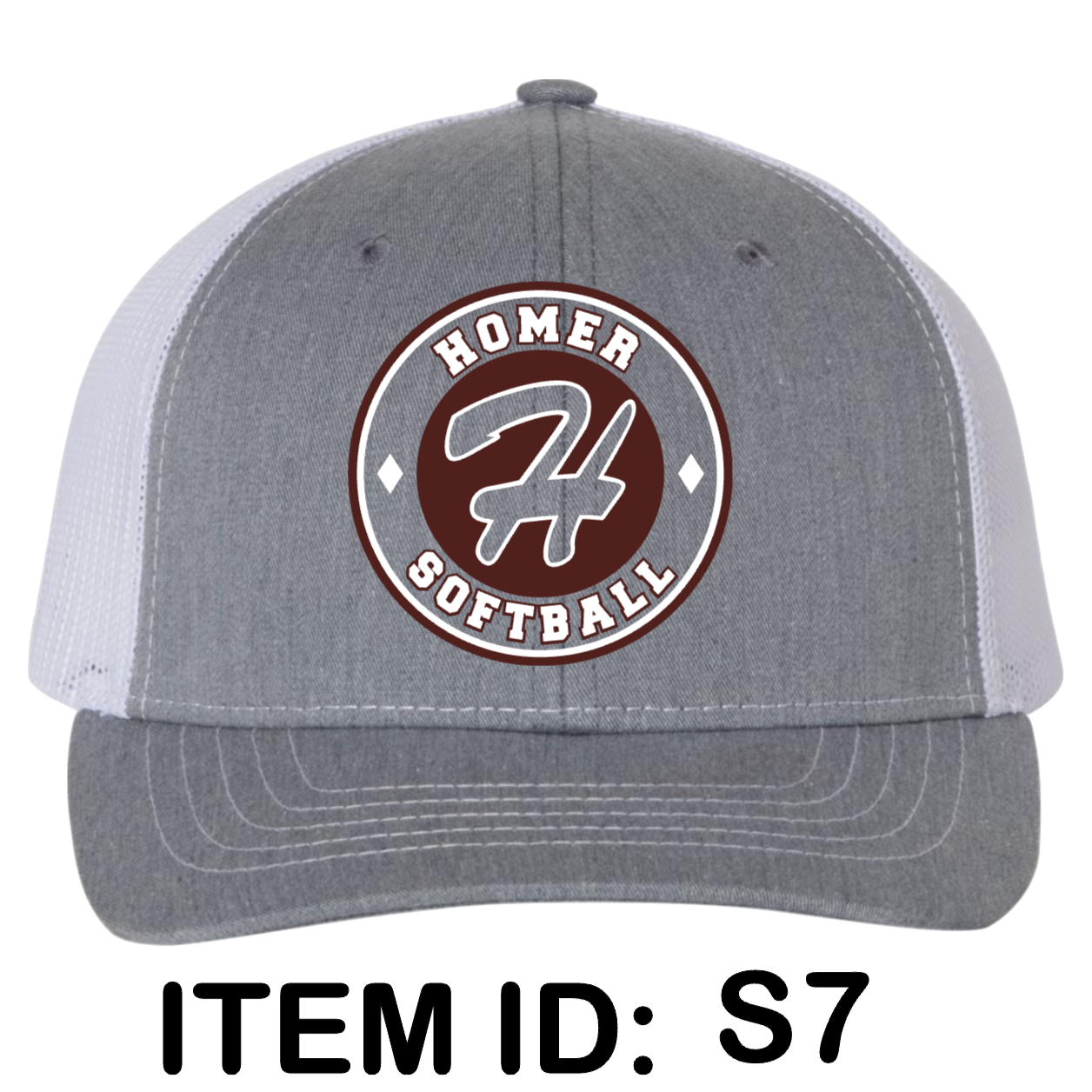 $25 Richardson - Youth Trucker Snapback Cap - 112Y Color Shown:  Heather Grey/White 
  Spec Sheet  📏