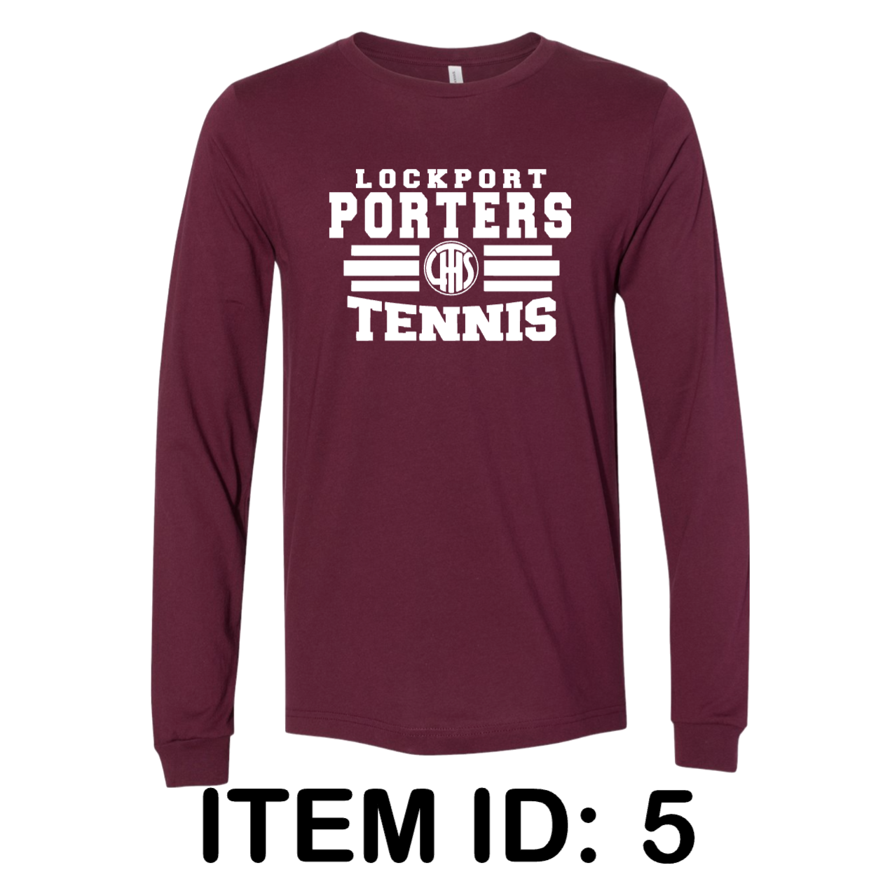 $25 Bella + Canvas Unisex Jersey Long Sleeve Tee - 3501 Color Shown:  Maroon 
  Spec Sheet  📏