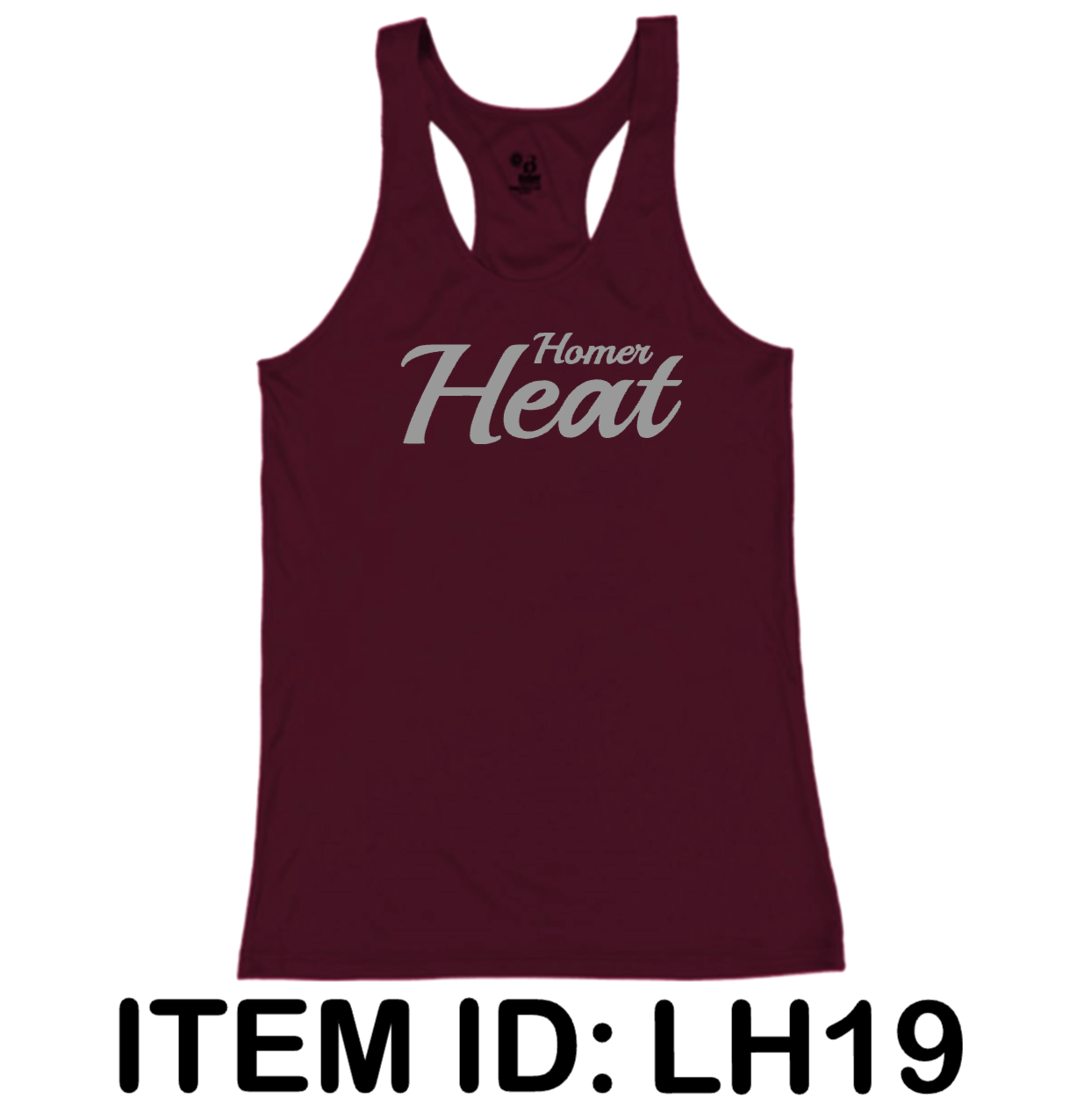 $25 Badger - Women’s B-Core Performance Racerback Tank Top - 4166 Color Shown:  Maroon 
  Spec Sheet  📏