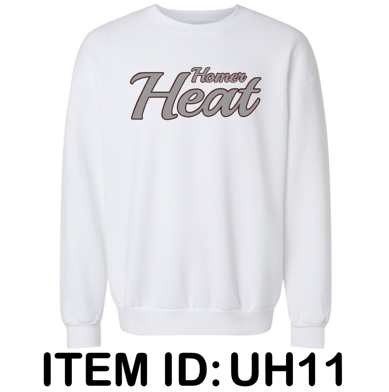 $40 American Apparel - Unisex ReFlex Fleece Crewneck Sweatshirt - RF496 Color Shown:  White 
  Spec Sheet  📏