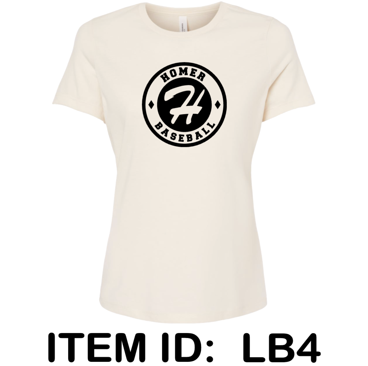 $22 Bella + Canvas - Women’s Relaxed Jersey Tee - 6400CVC Color Shown:  Heather Natural 
  Spec Sheet  📏