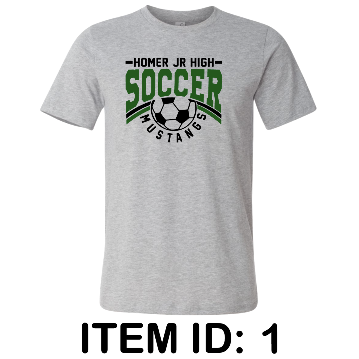 $20 Bella + Canvas Youth CVC Jersey Tee - 3001YCVC Color Shown:  Athletic Heather 
  Spec Sheet  📏