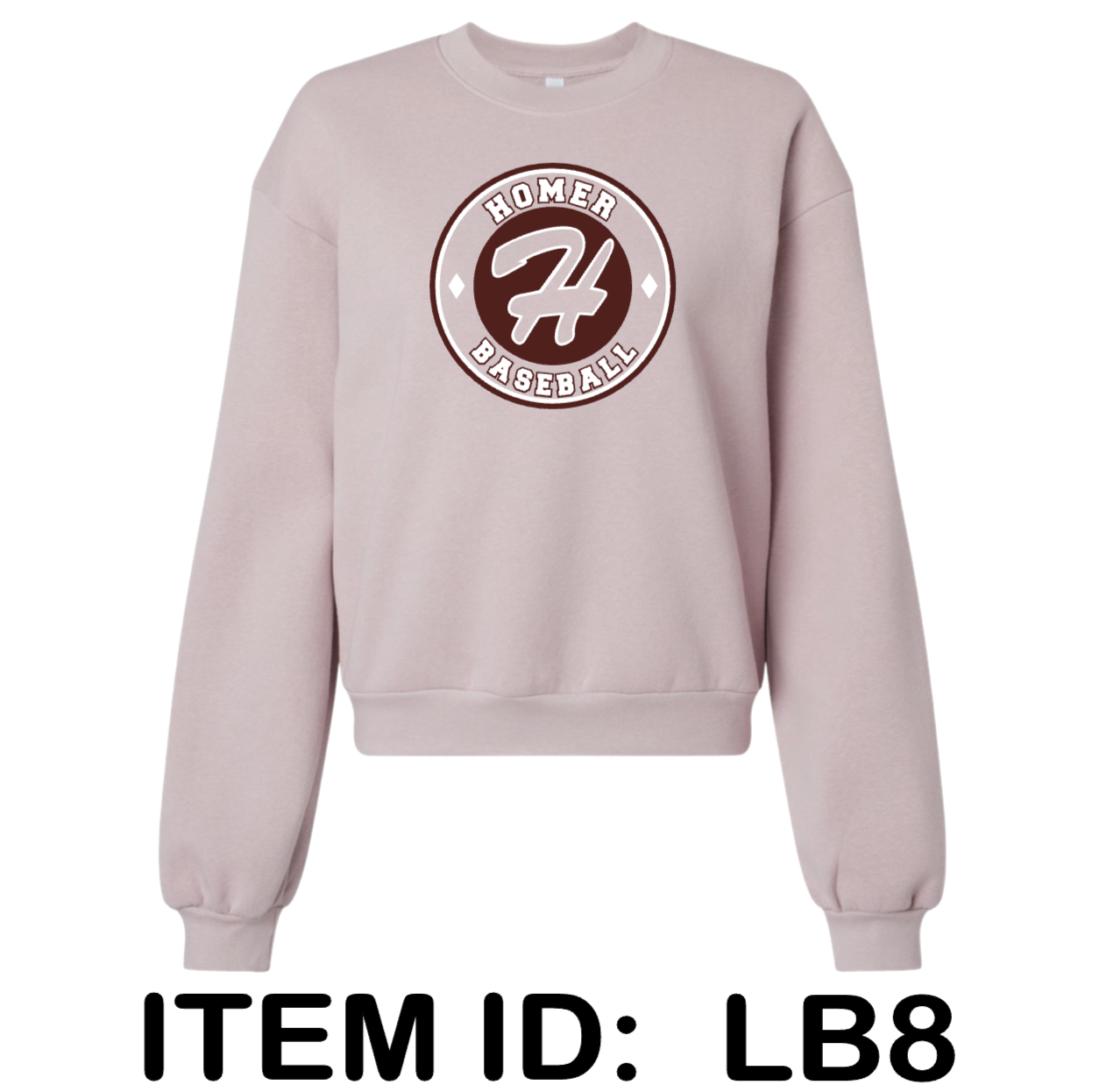 $45 American Apparel - Women's ReFlex Fleece Crewneck Sweatshirt - RF494 Color Shown:  Blush 
  Spec Sheet  📏