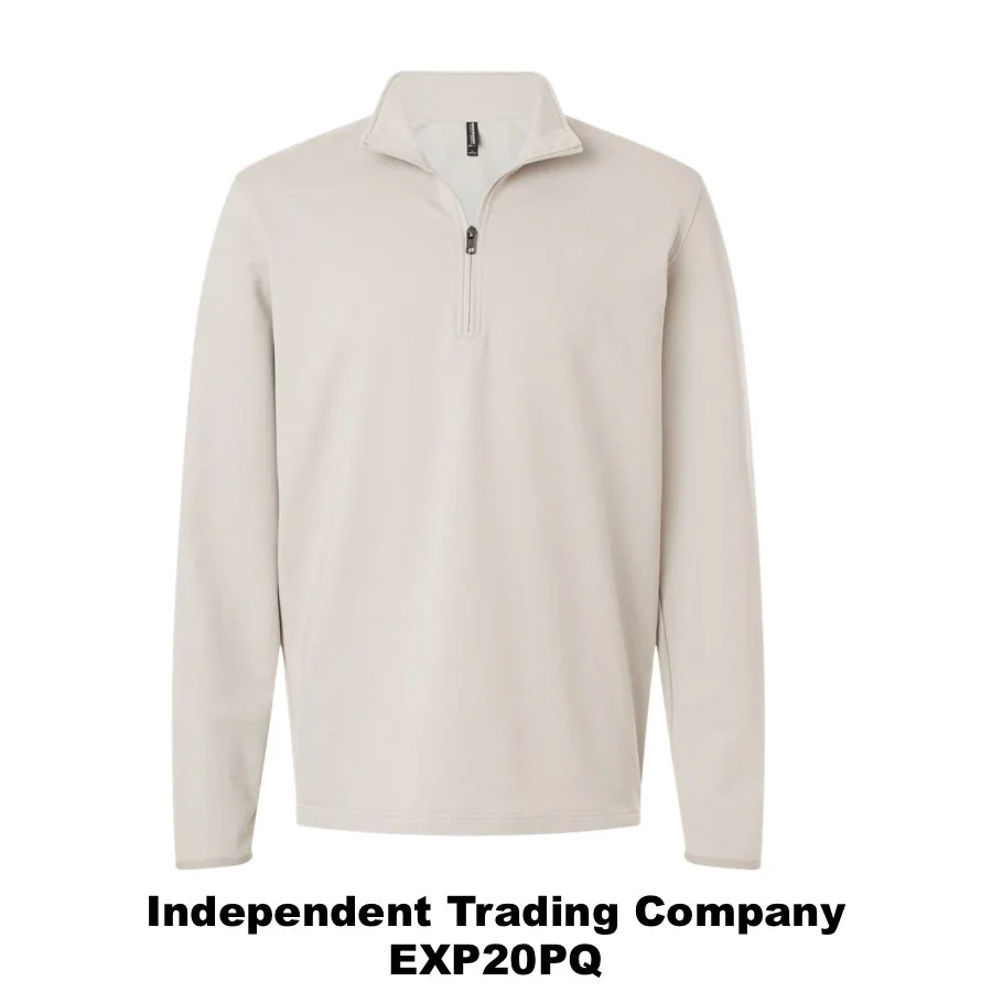 $38
 Men's Perform Quarter-Zip Pullover Color Shown:  Smoke 
  Spec Sheet  📏