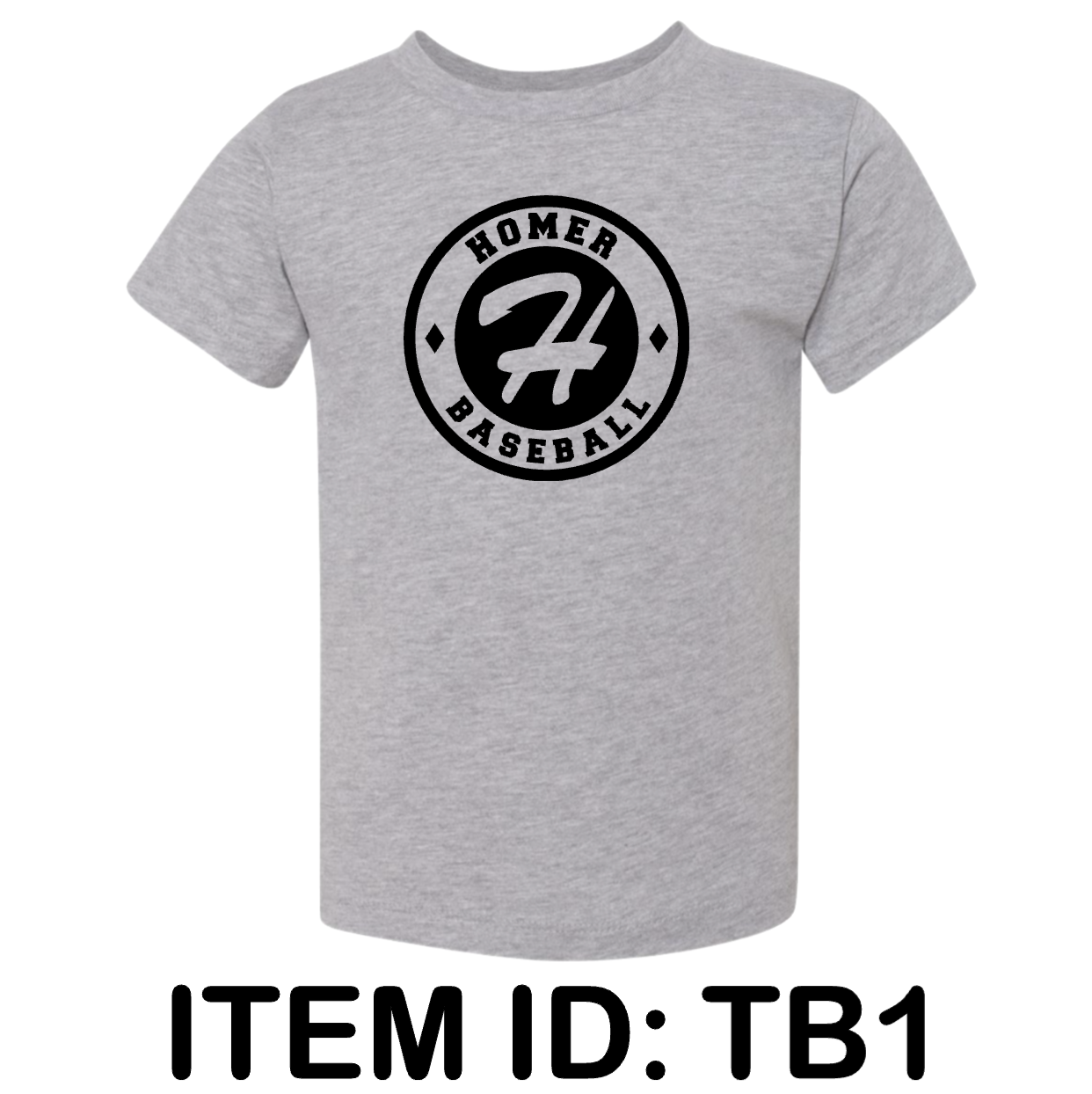 $15 Bella + Canvas - Toddler Jersey Tee - 3001T Color Shown:  Athletic Heather 
  Spec Sheet  📏