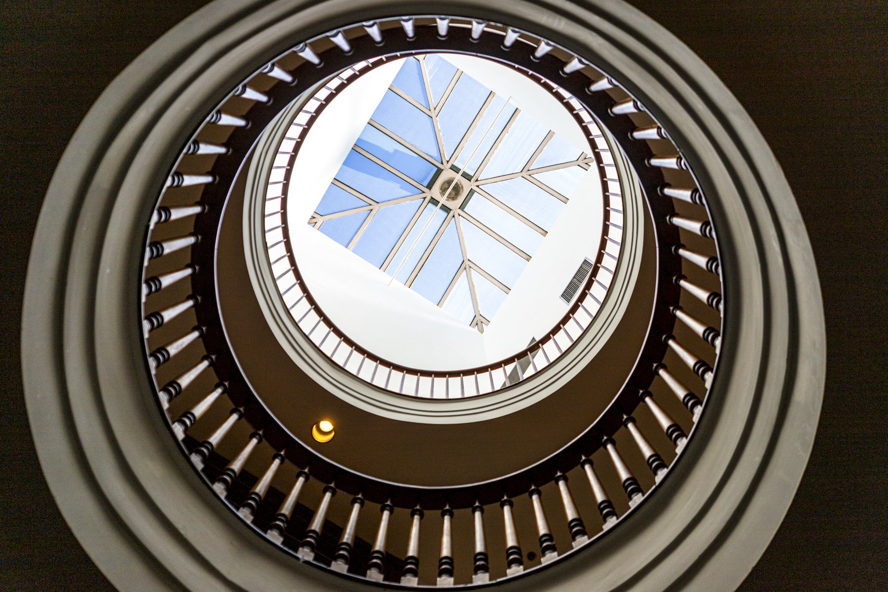 Loved the building had a small rotunda.