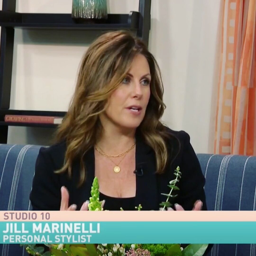 What to wear if you&rsquo;ve gained weight? Try patterns and color, dopamine dressing, jeans that fit many sizes, the best blazer, and more! 

Learn more by watching my segment on NBC&rsquo;s Studio 10 via the link in my bio:
👉 @jillmarinelli 

@stu