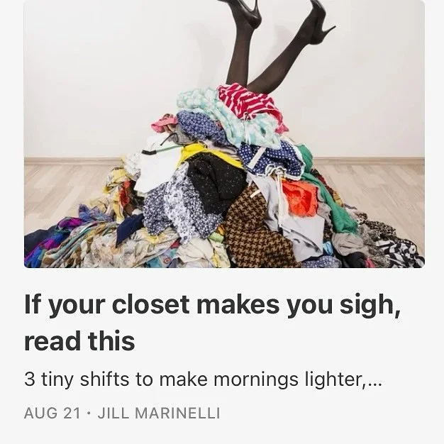 FREE ON SUBSTACK!
Ever stood in front of a closet full of clothes and thought: &ldquo;I have nothing to wear&rdquo;? 👀

Closet stress isn&rsquo;t just about clothes &mdash; it affects your mood, your energy, even your confidence.

Here are 3 quick s