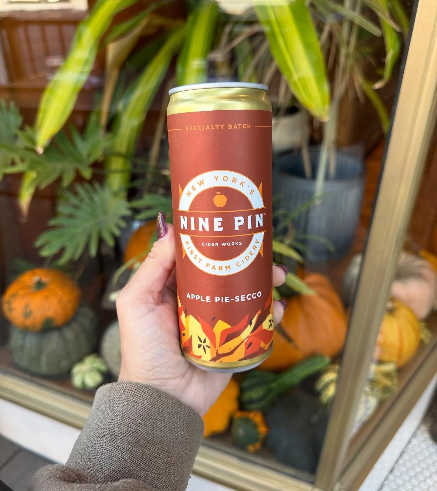 It might be 80 degrees today but we don&rsquo;t care!!! Cider season is here and we have @ninepincider Apple Pie-Secco to kick it off. See you soon!
.
.
 #themerc #themercsaratoga #downtownsaratoga #broadwaysaratoga #saratogasprings #saratogaspringsN